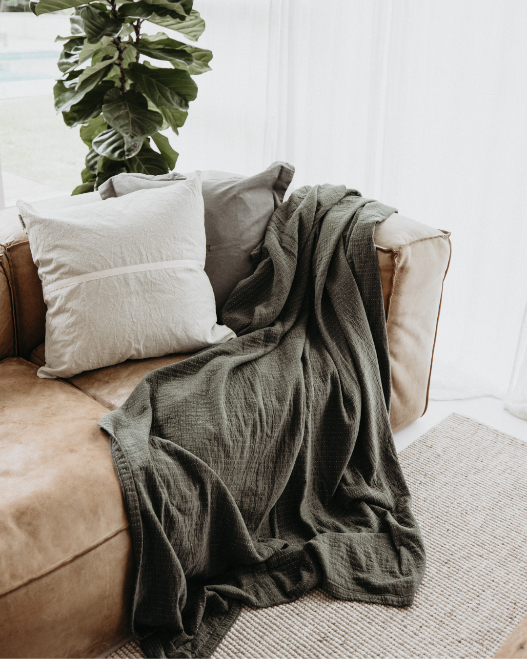 Coming Home Blanket | Duffle Green