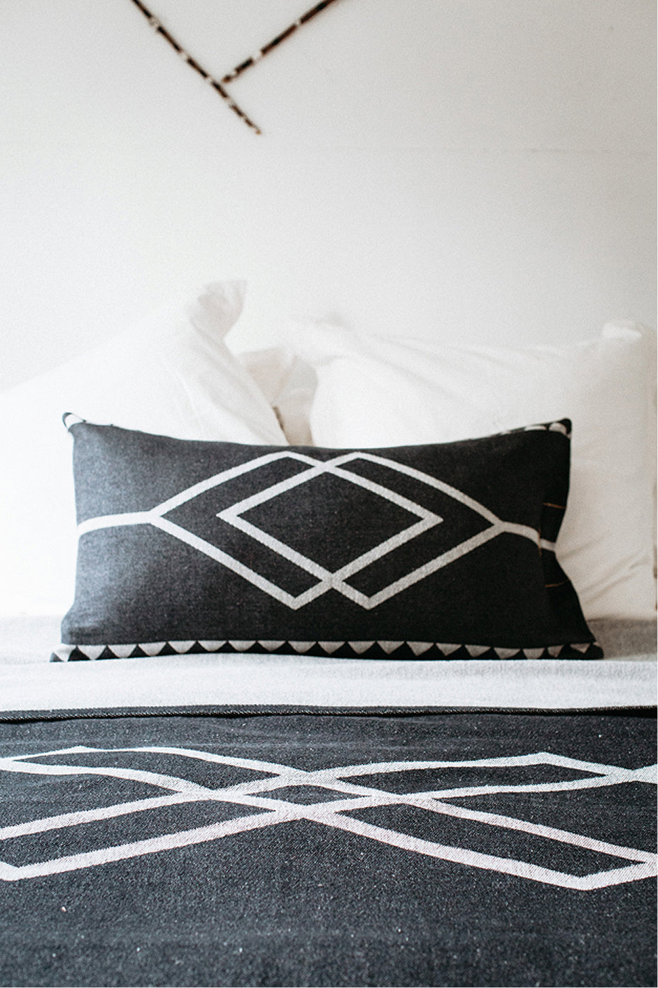 Dawn Ranger Cushion Cover | Black/Oats