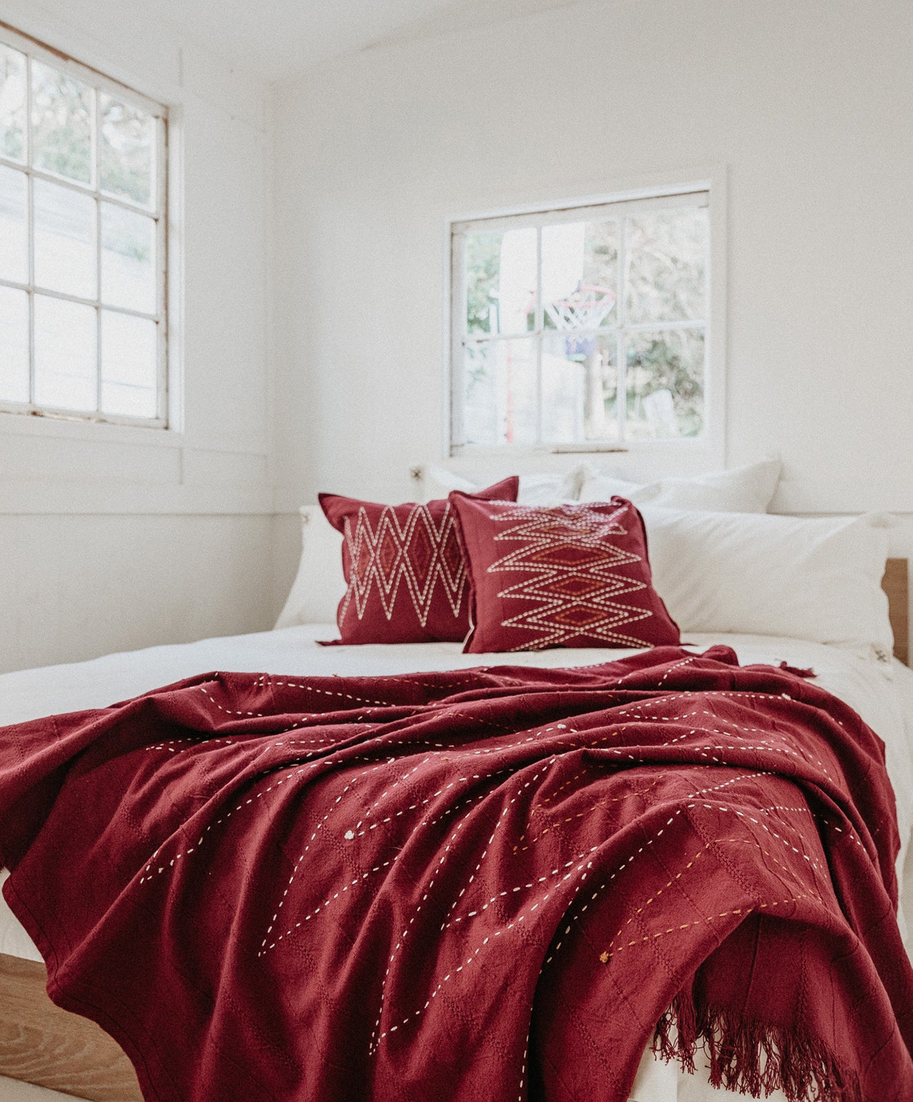 Given Travel Throw | Tawney Port/Oats