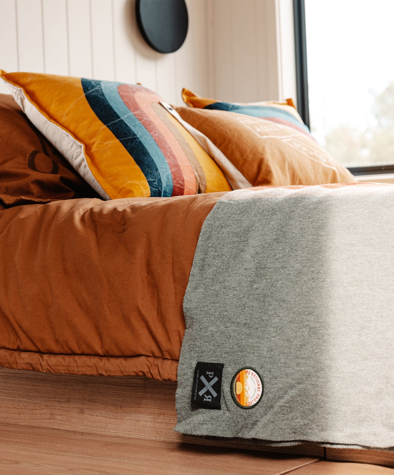 Camp Wanderful Cushion | Gold