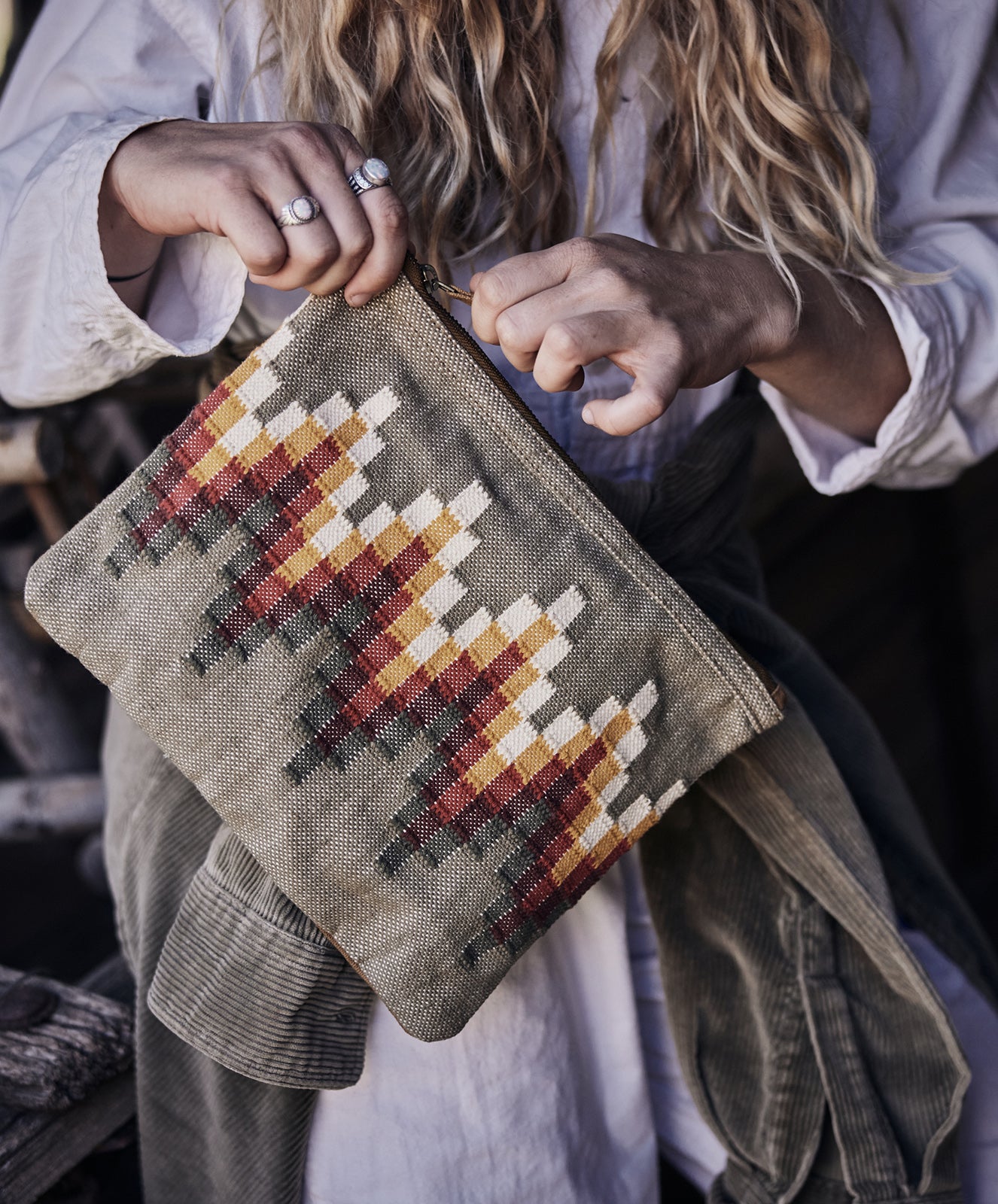 Moving Mountains Clutch Bag | Multi Colour
