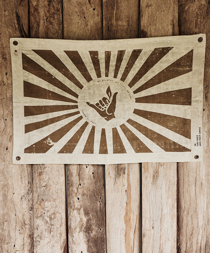 Shakkas Wall Banner | Upcycled Canvas