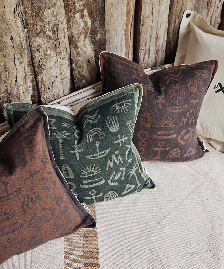 Pathways Cushion | Grenache