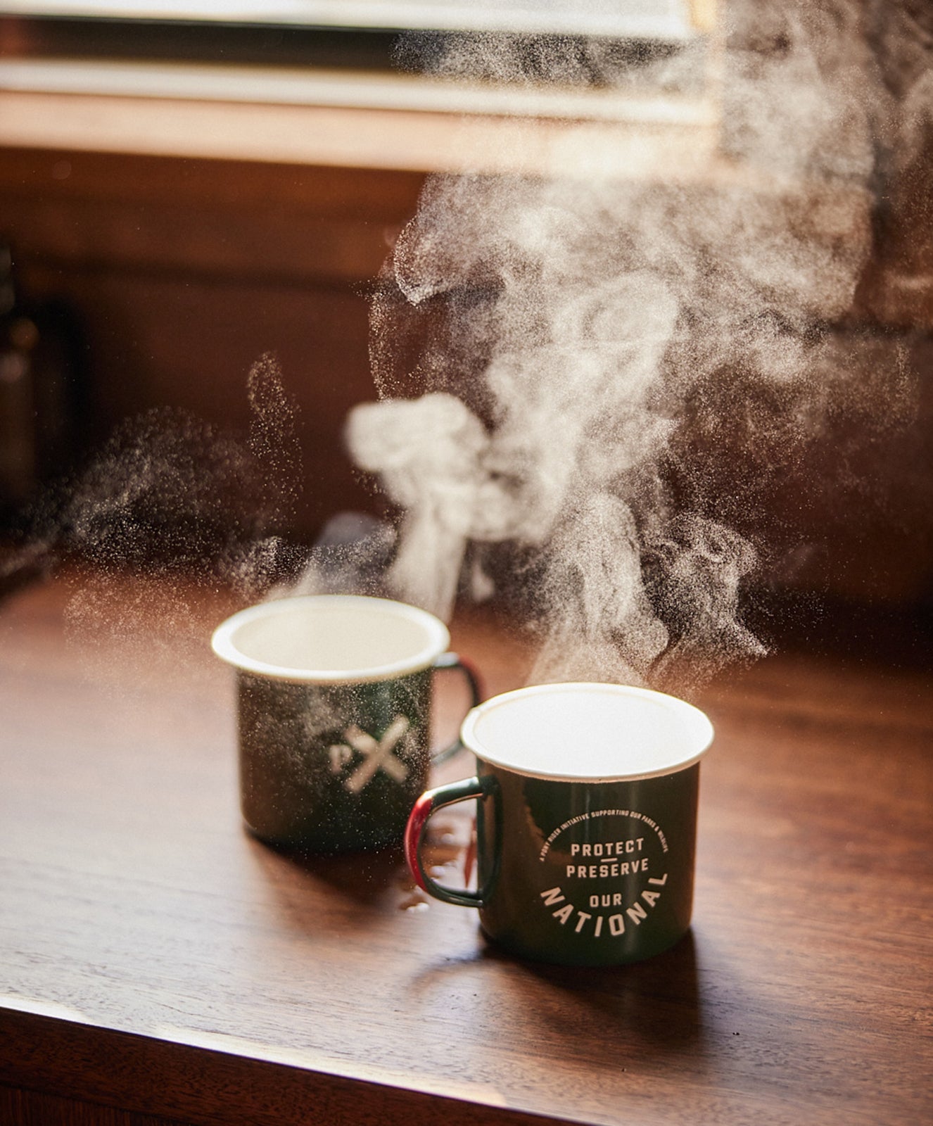 National Parks Enamel Mug | Forest Green