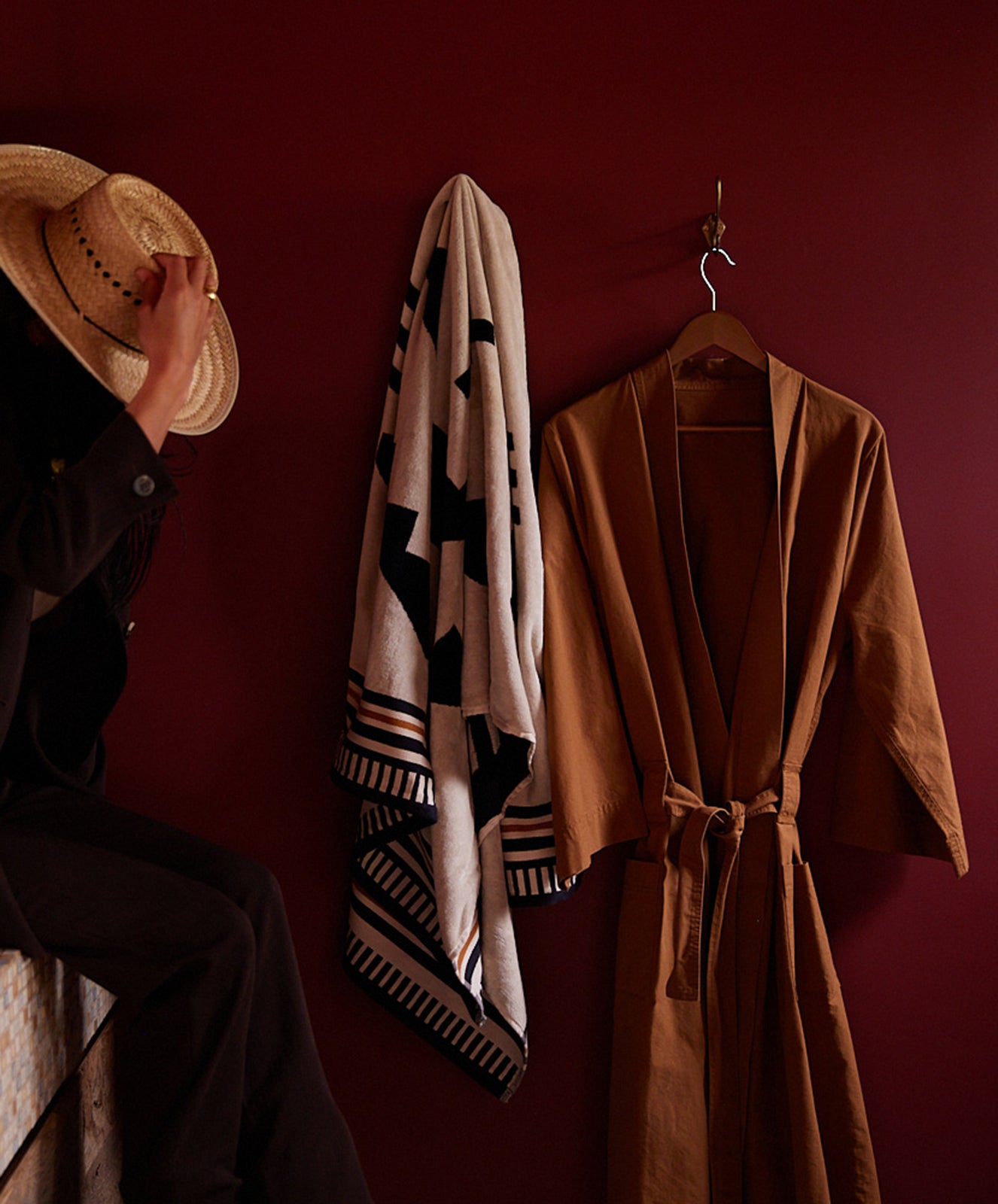Weekender Organic Canvas Robe | Toffee Brown