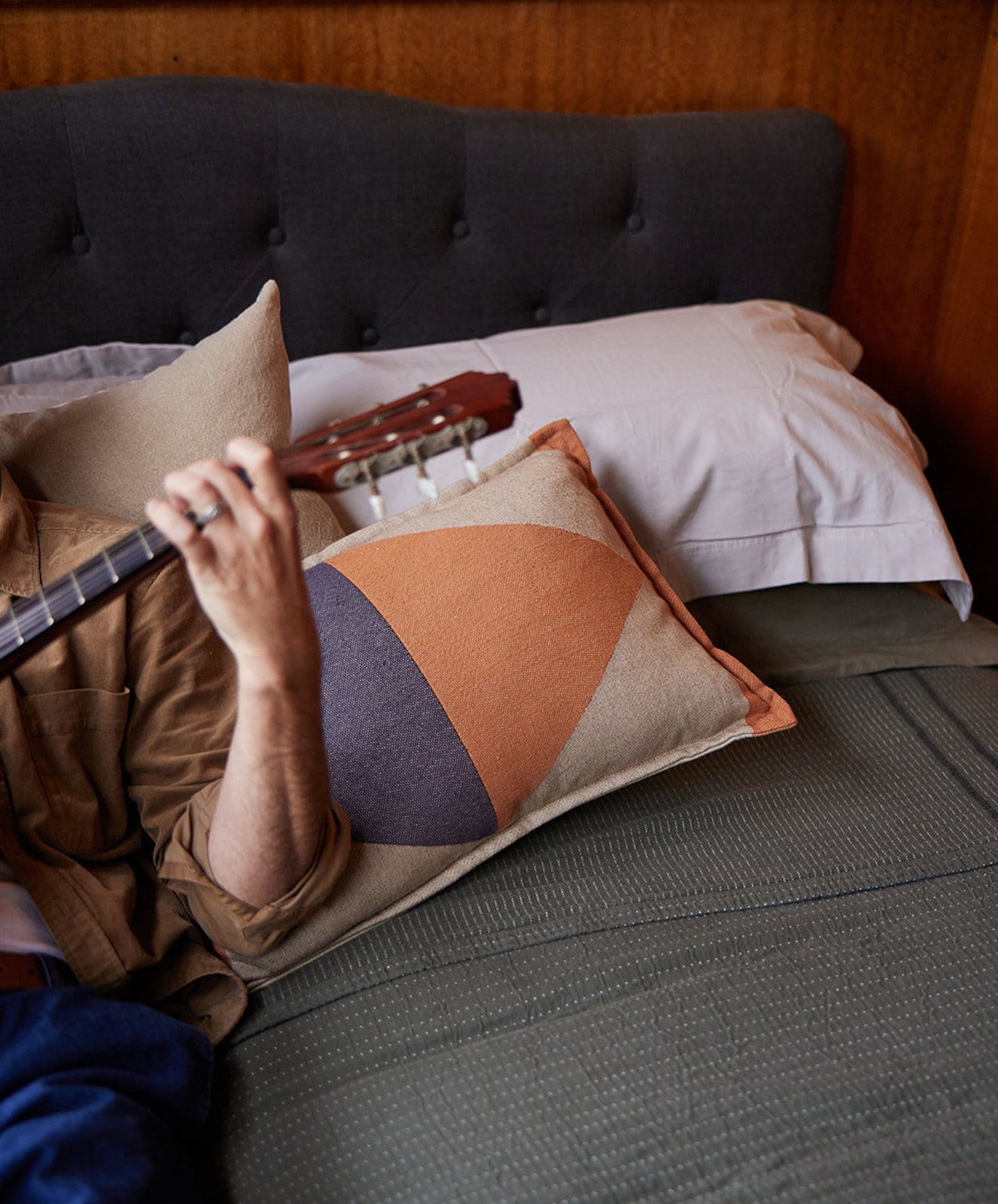 Lil Dream Valley Cushion Cover | Light Safari