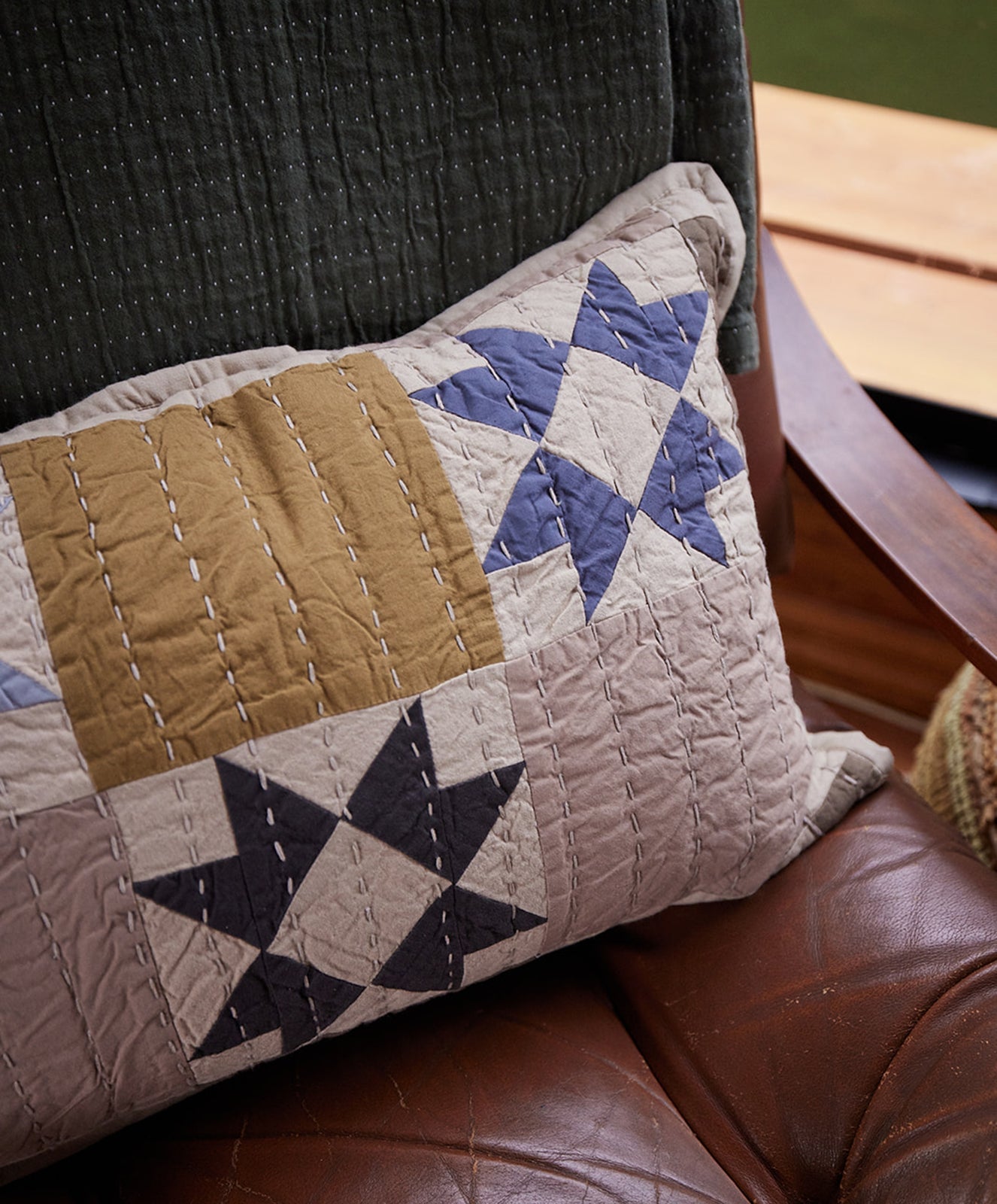 Lil Mountaineer Cushion | Patchwork