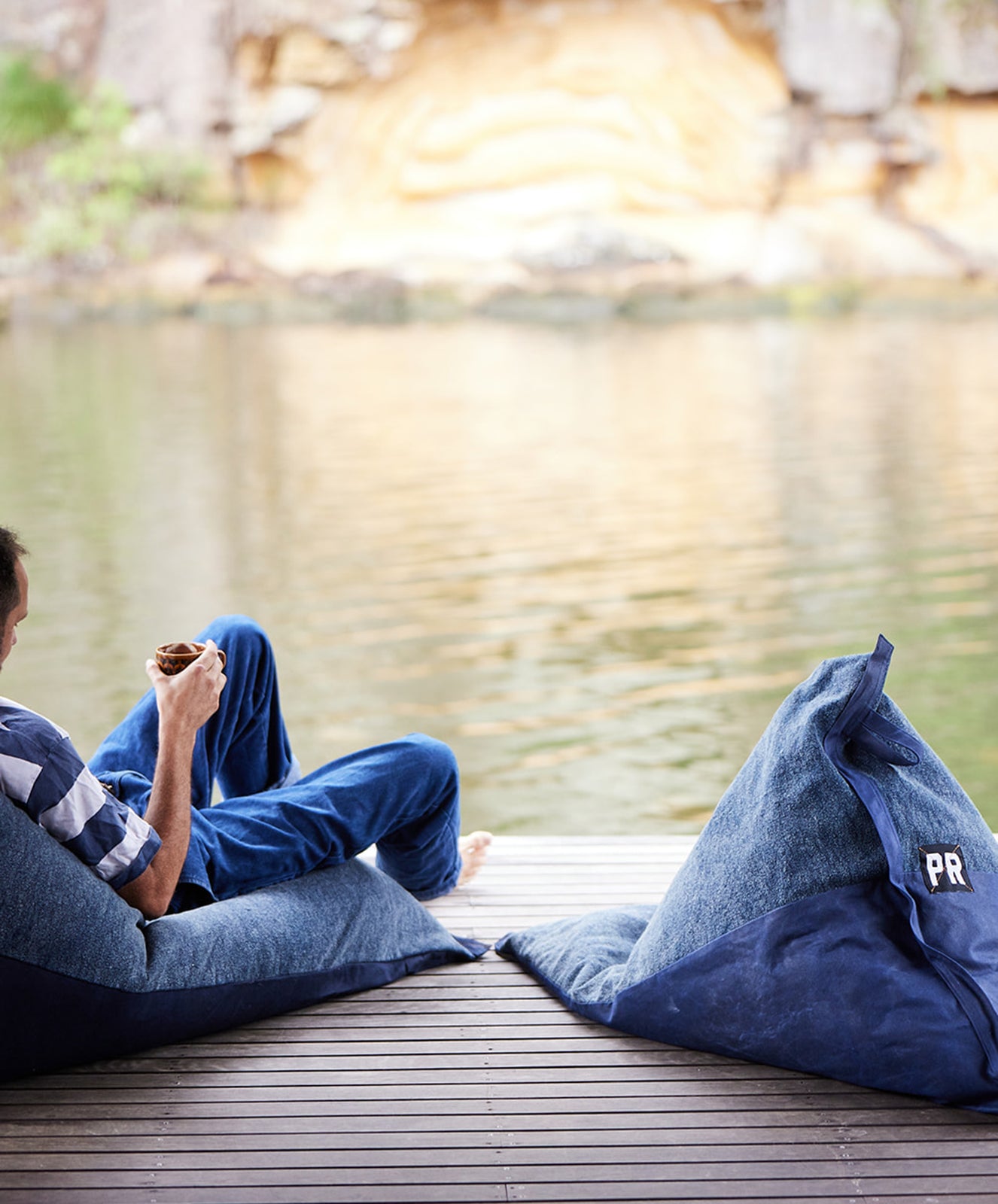 Outsider Kids Bean Bag | Navy