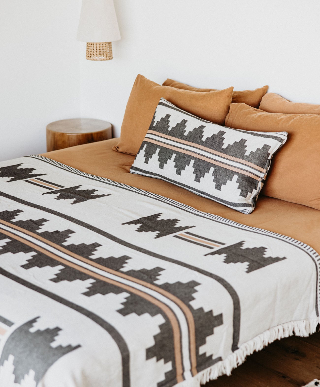 Up River Rectangle Cushion Cover | Natural