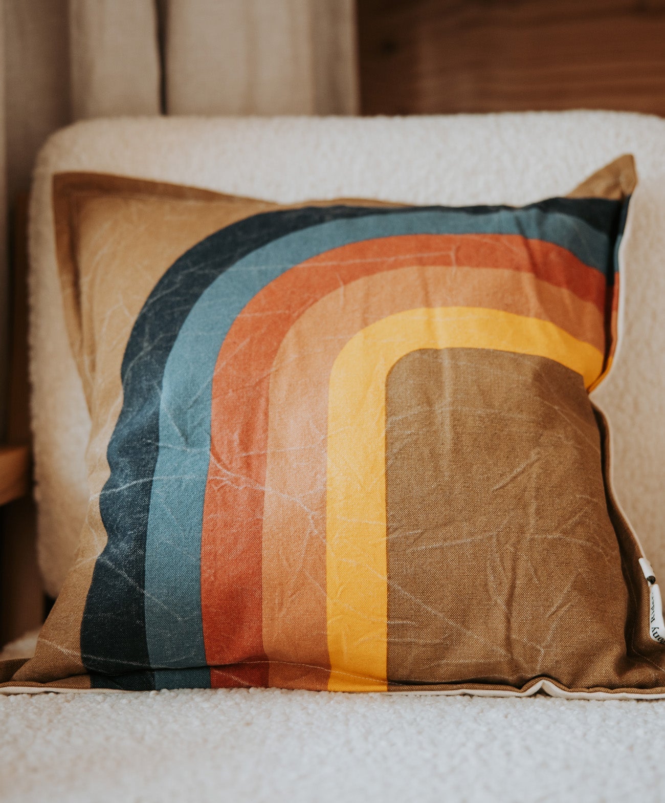 Camp Wanderful Cushion | Toffee