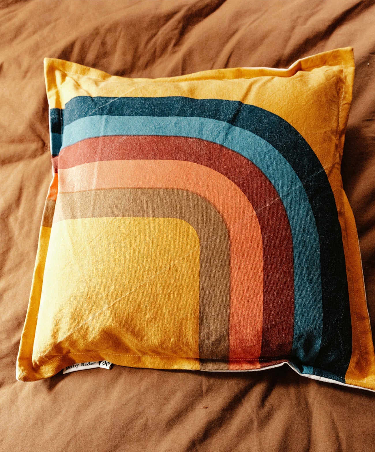 Camp Wanderful Cushion | Gold