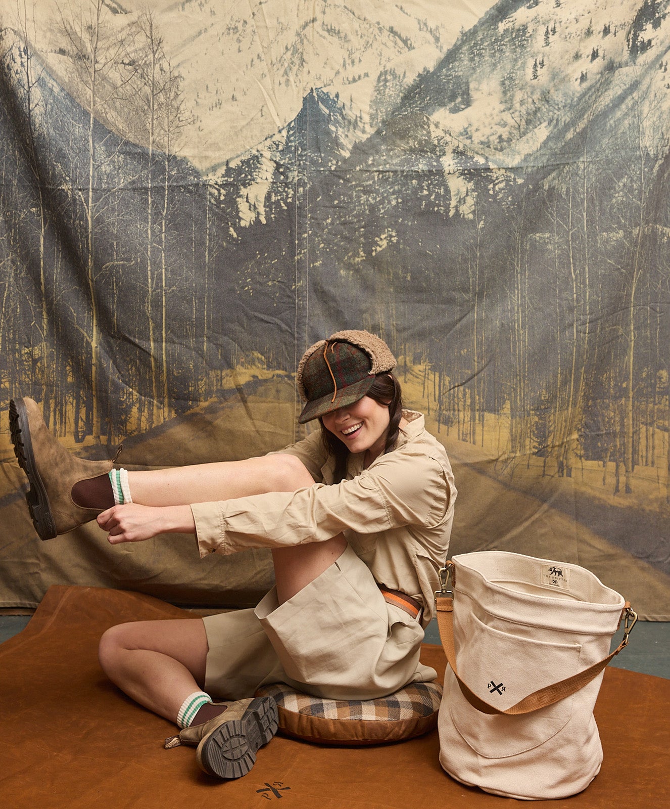 Drifter Multi Use Utility Bucket Bag | Natural