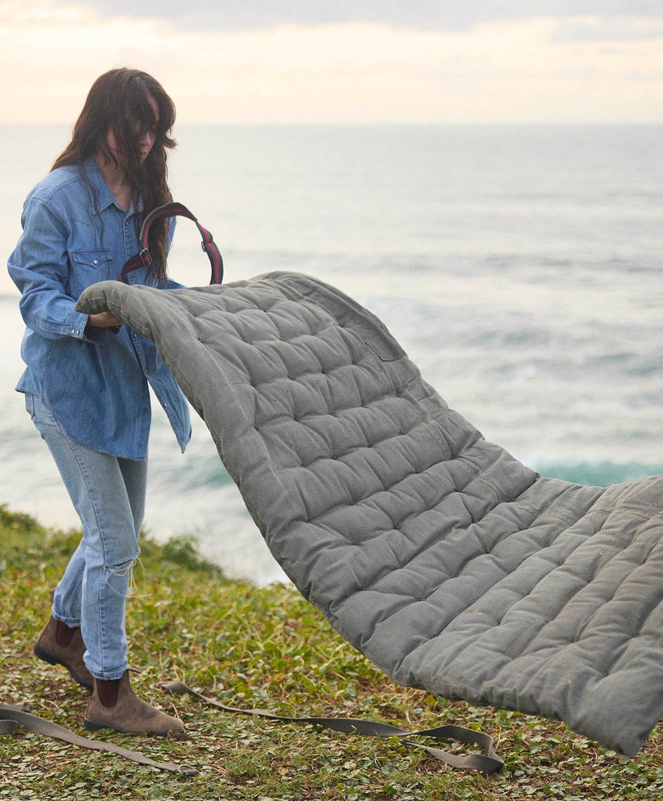 The Chill Out Futon Mattress | Recycled Khaki