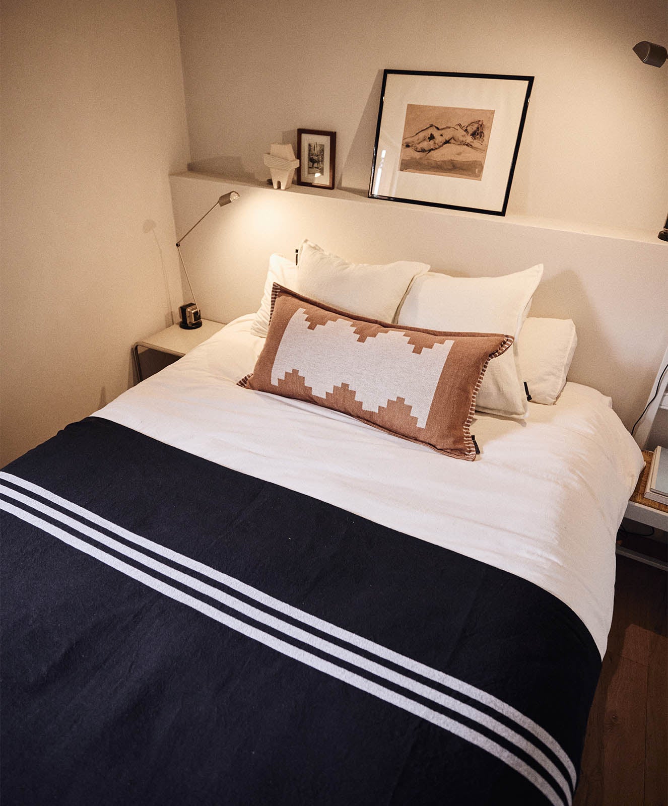 New Yorker Cotton Blanket | Black / White | King