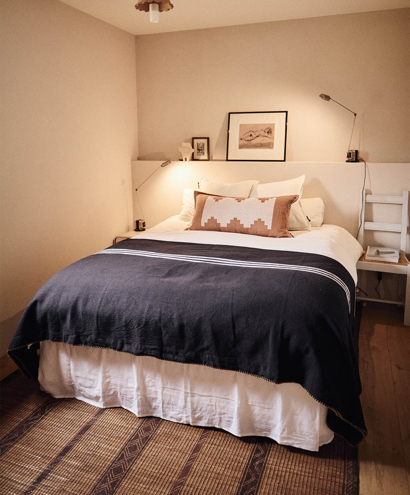 New Yorker Cotton Blanket | Black / White | King