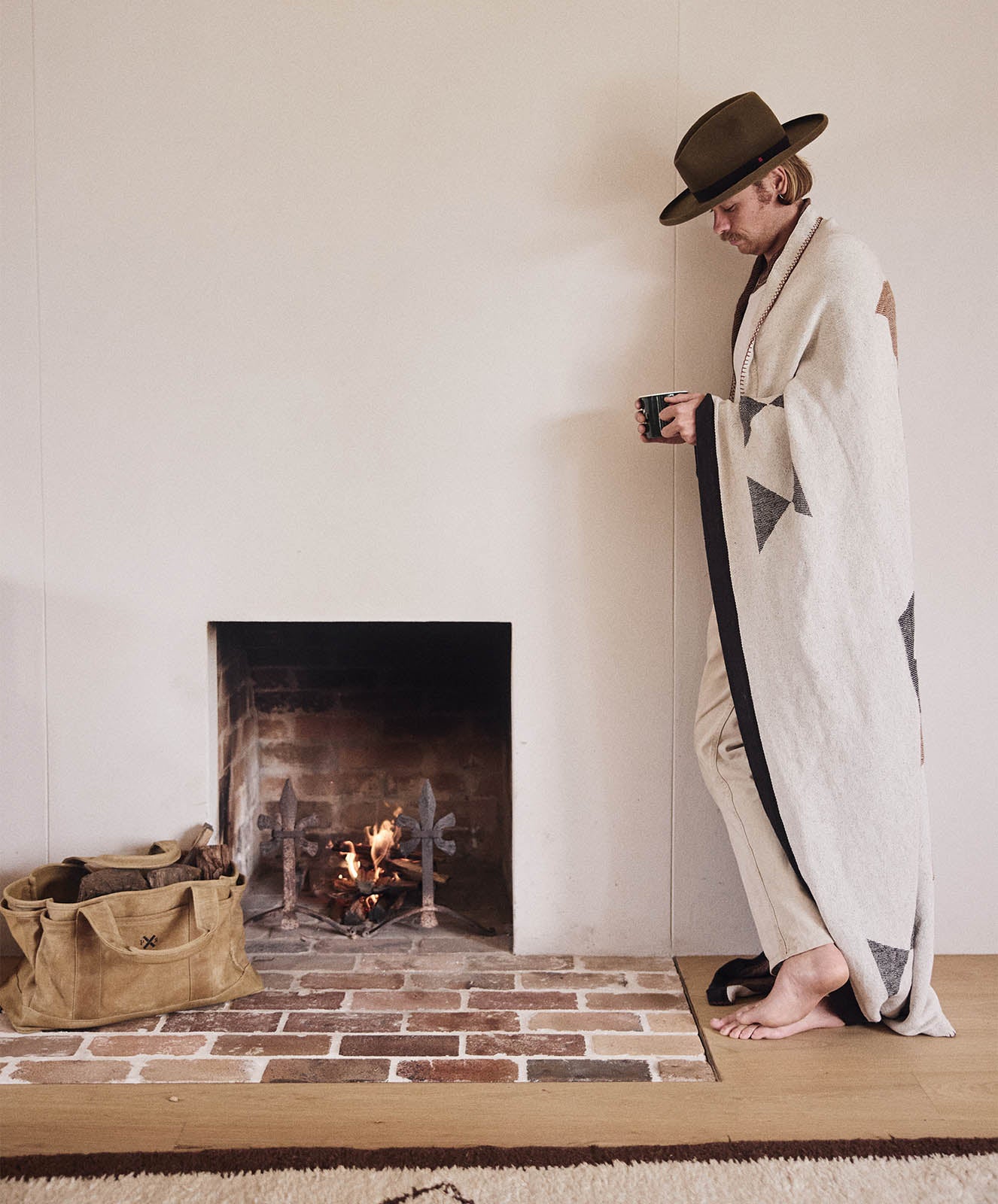 Rocky Peaks Throw | Natural