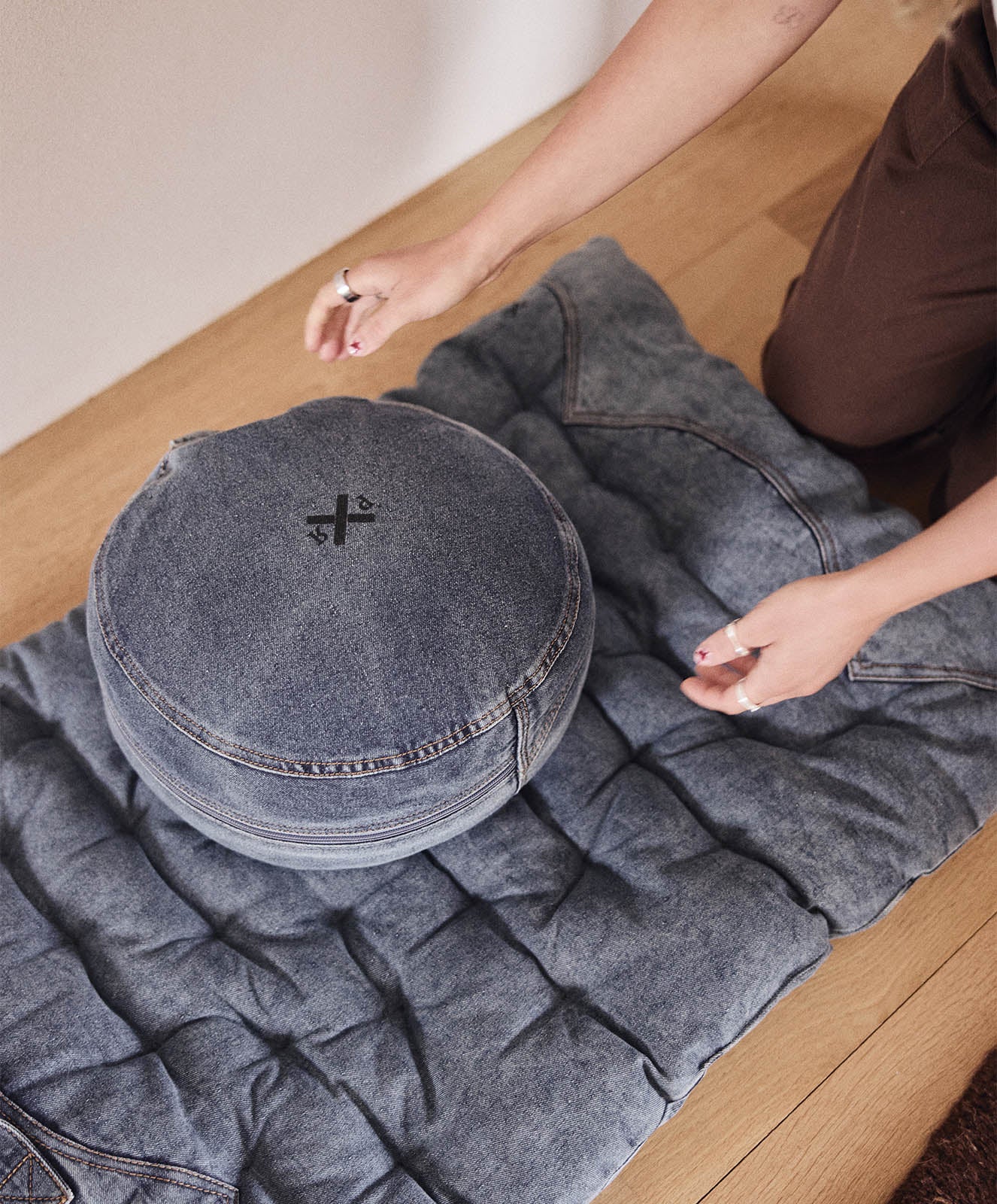 Outlaw Meditation Cushion | Denim