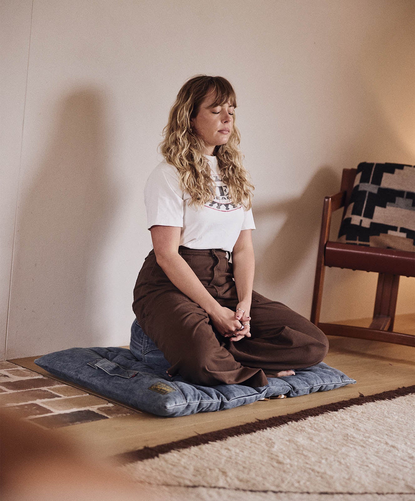 Outlaw Meditation Cushion | Denim