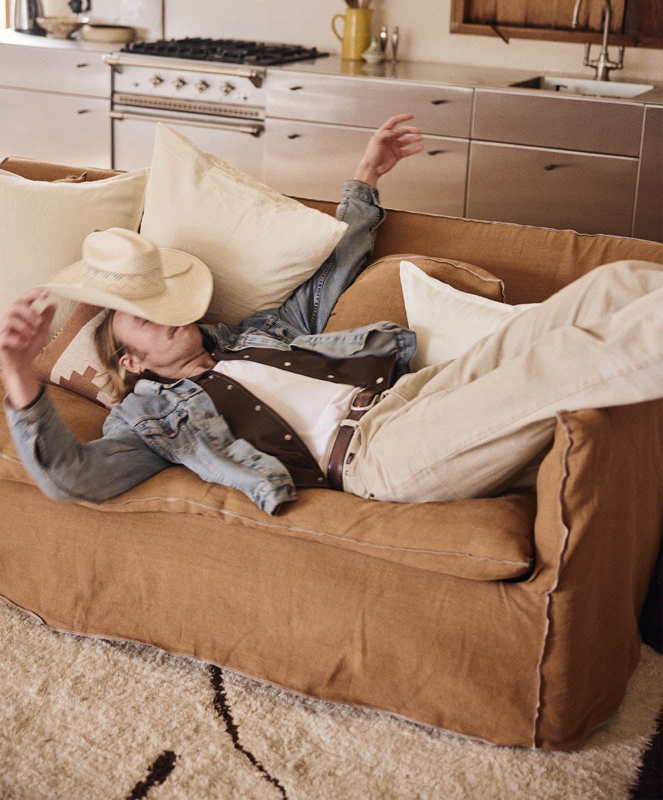 Dusty Creek Cushion Rectangle | Spice