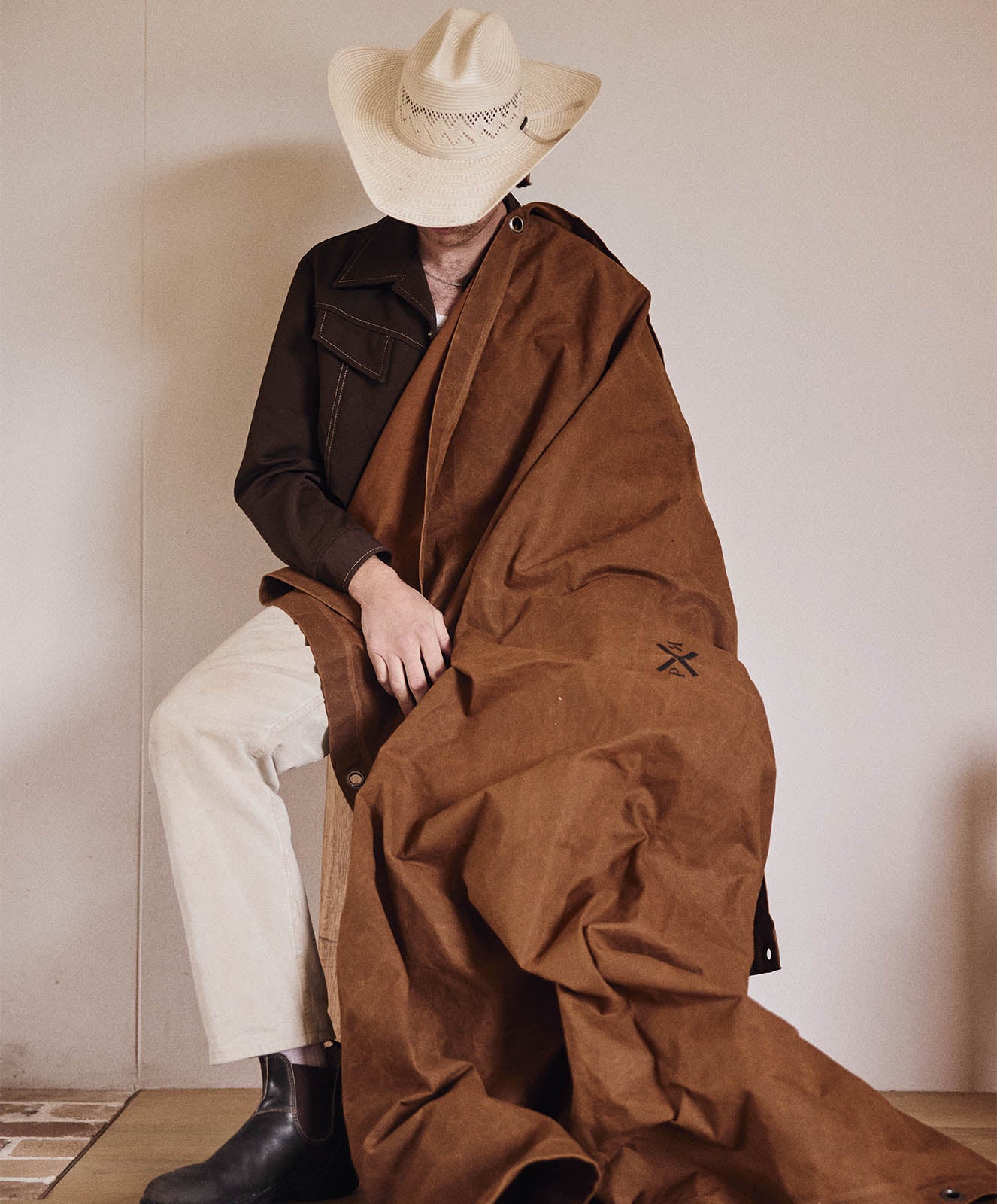 Day Tripper Outdoor Canvas Throw | Spice