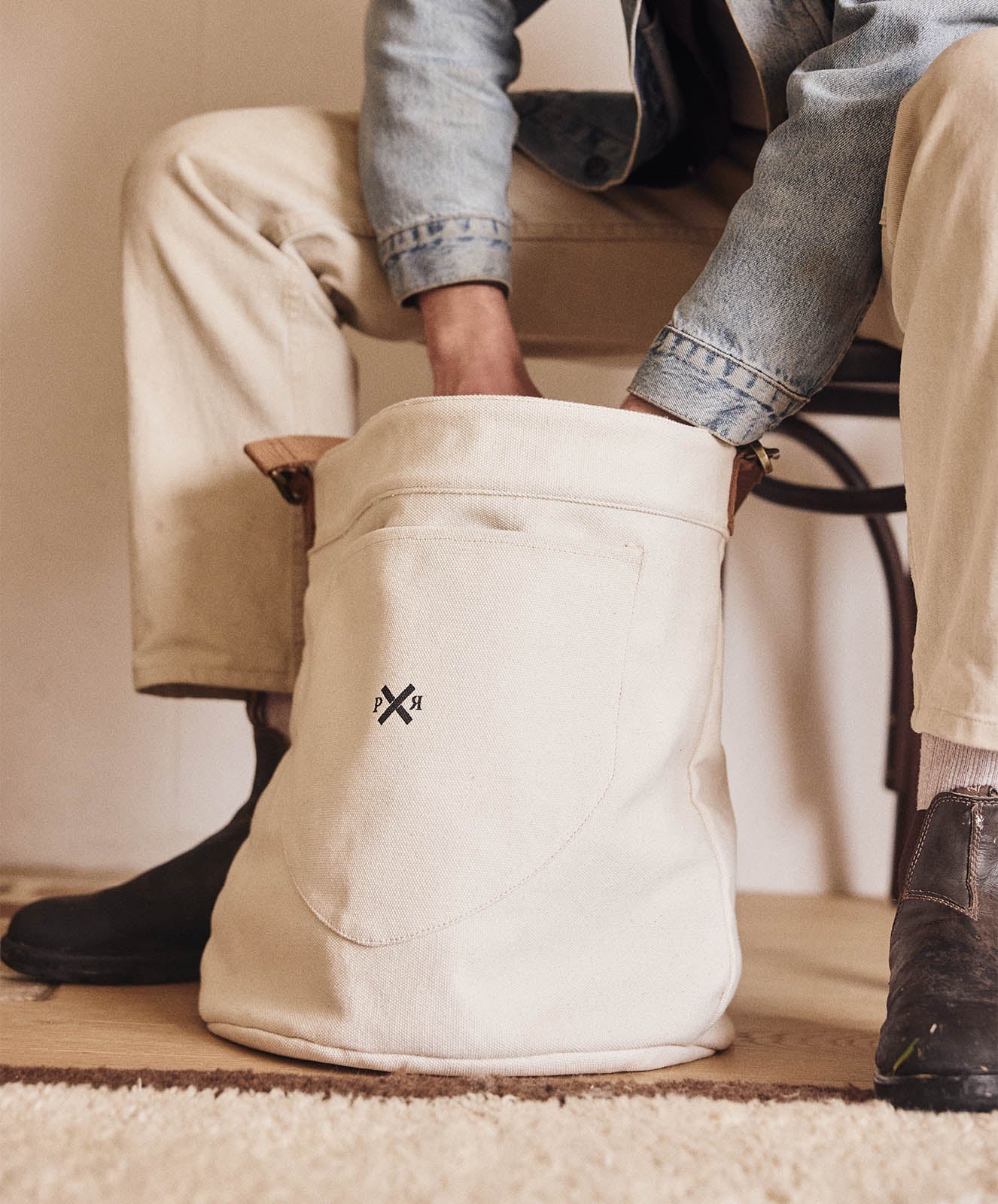 Drifter Multi Use Utility Bucket Bag | Natural