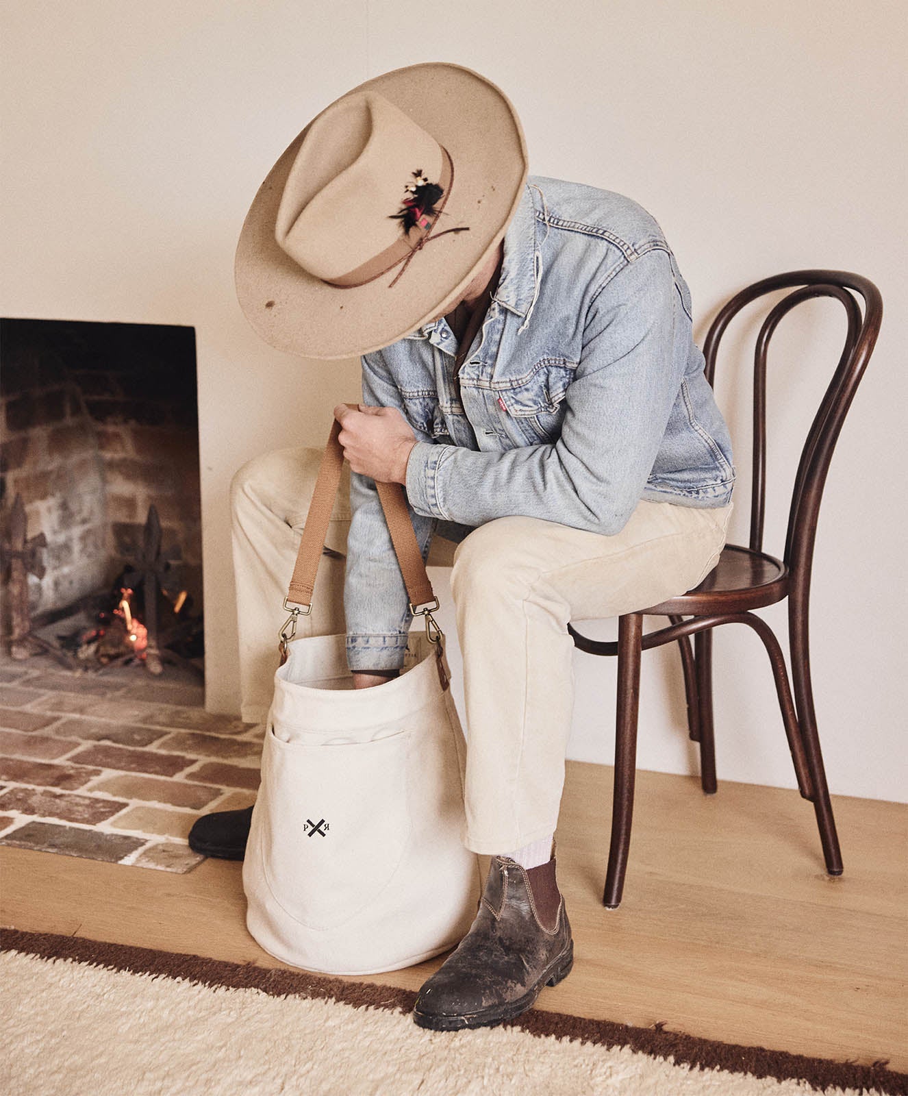 Drifter Multi Use Utility Bucket Bag | Natural