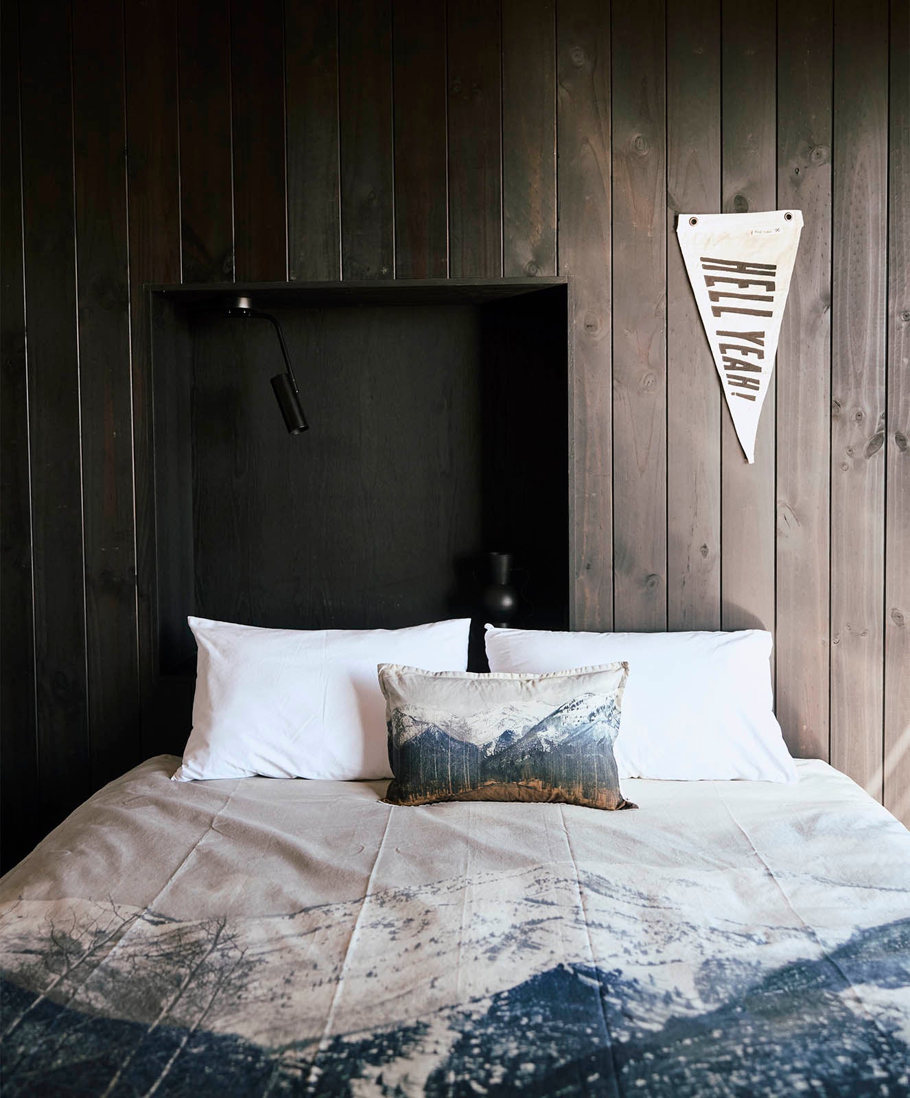 Hell Yeah Flag Wall Banner | Natural