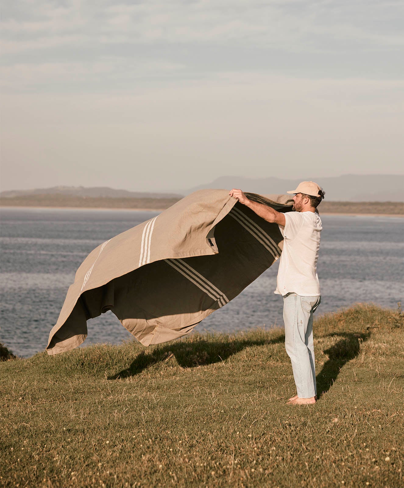 New Yorker Cotton Blanket | Olive
