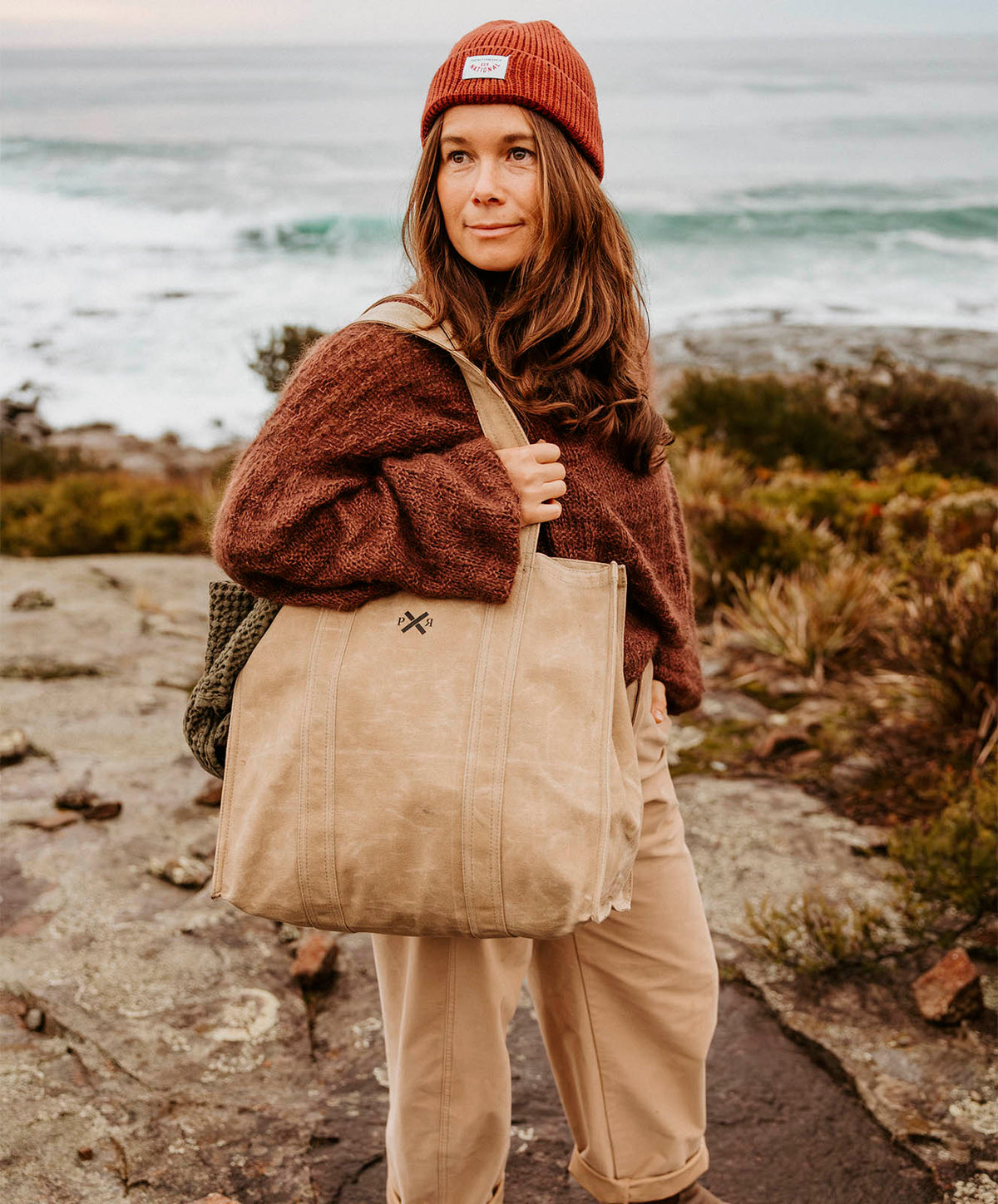 Market Mini Tote Bag | Light Safari | 40*35*18cm - PRE SALE