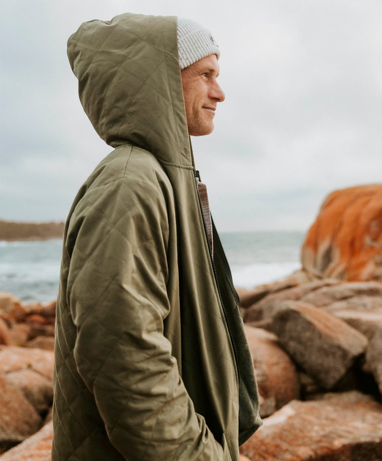 High Tide Plunge Canvas Jacket | Khaki | O/S