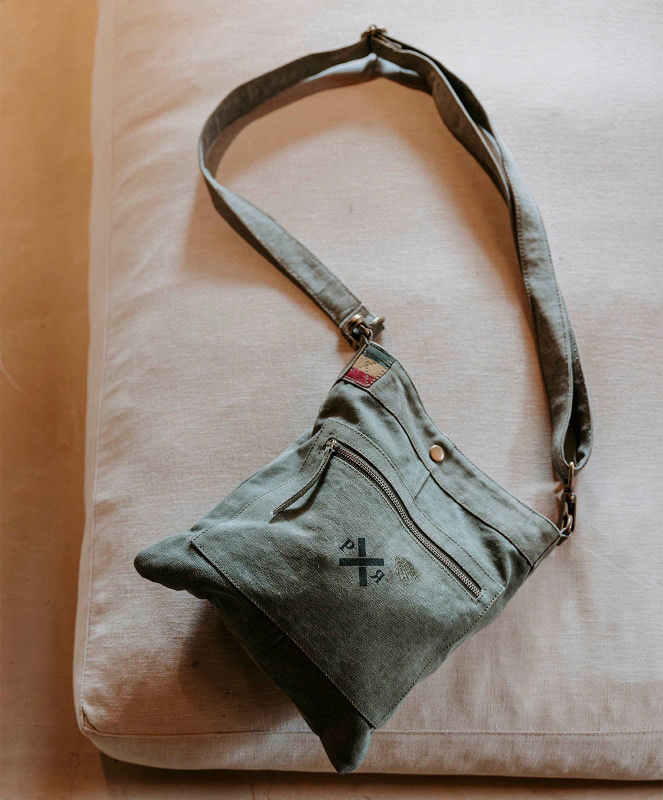 Escapee Satchel Bag I Upcycled I Khaki