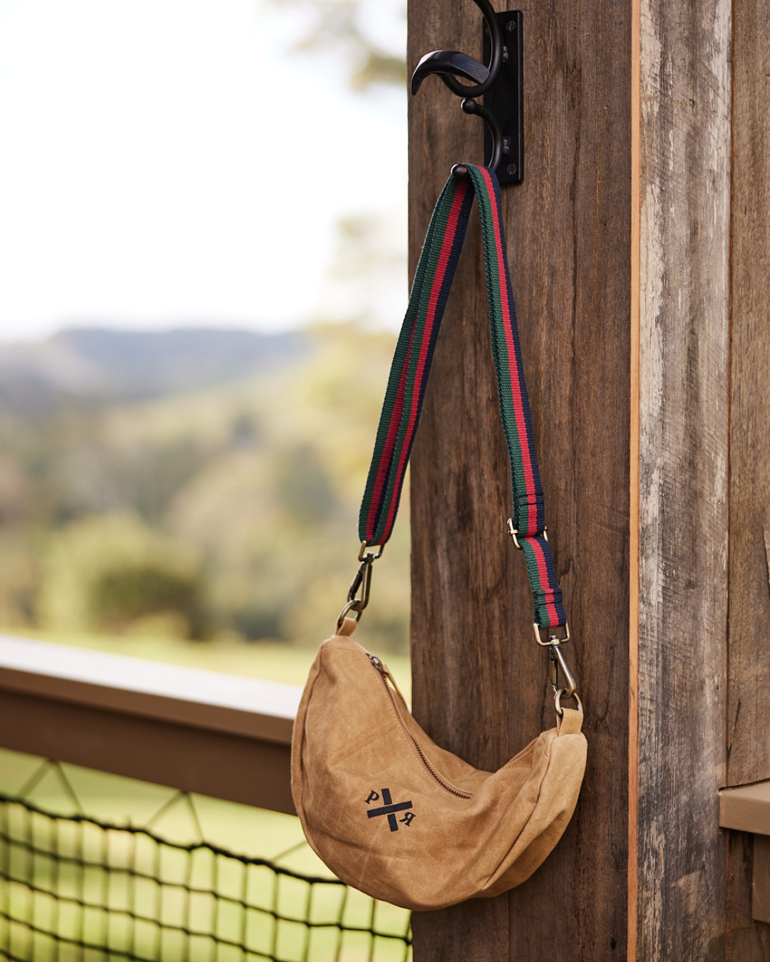 Slow Road Adventure Round Shoulder Bag | Clay