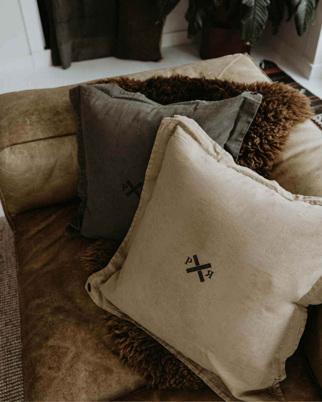 Highlander Cushion Cover | Light Safari