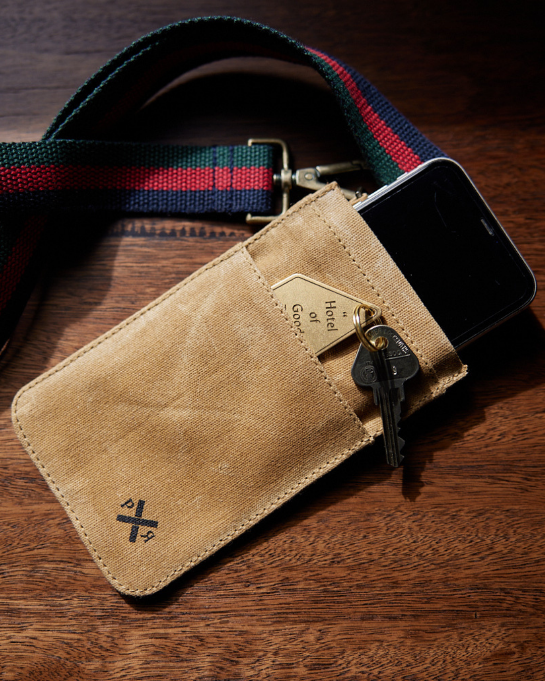 Slow Road Cross Body Phone Bag | Clay