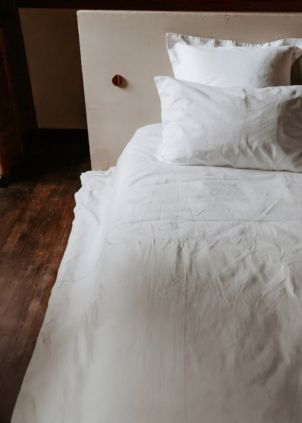 Base Camp Organic Cotton Pillow Cases | Natural | Set of 2 (Standard)