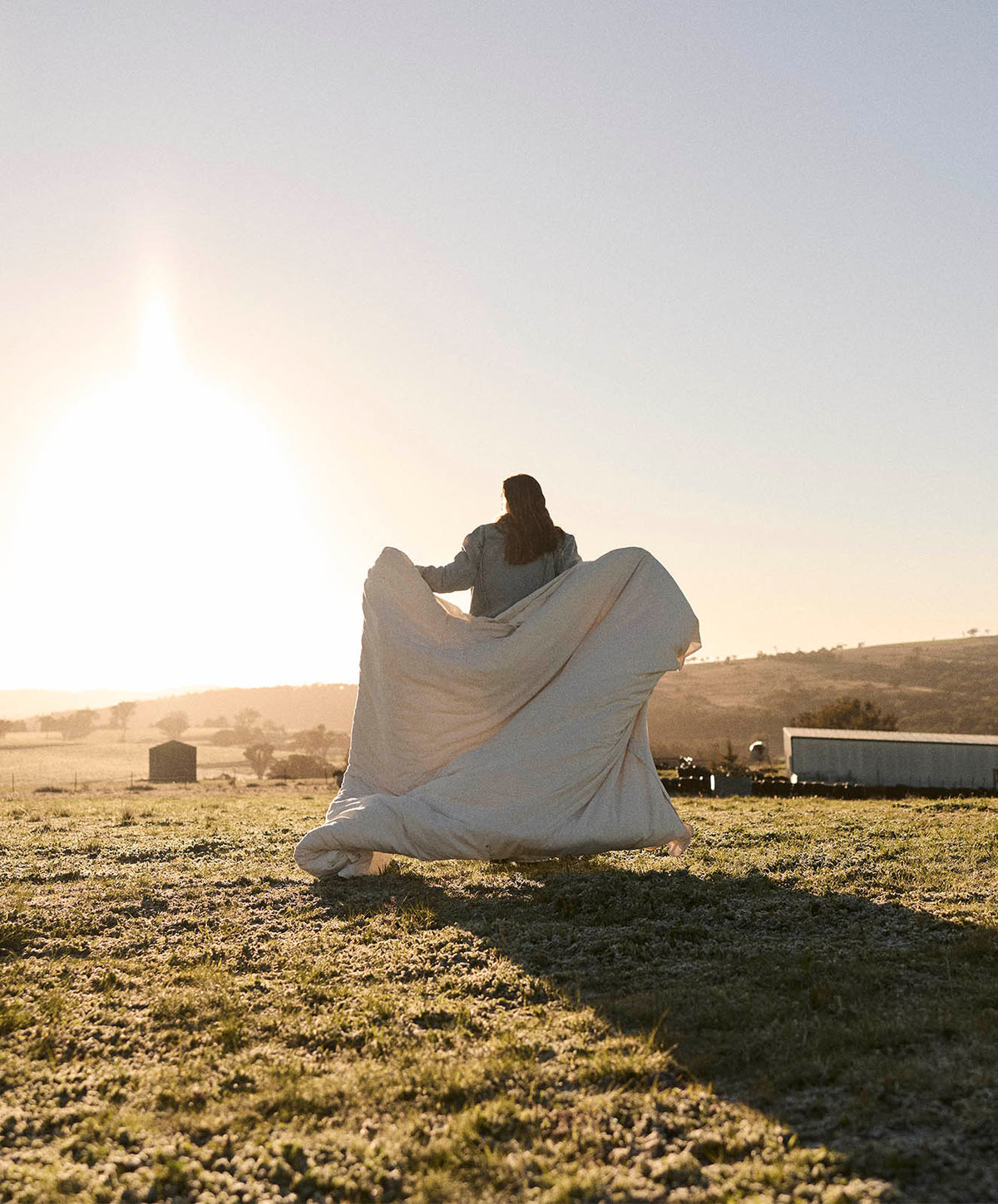 Base Camp Organic Cotton Duvet Cover | Natural | Queen