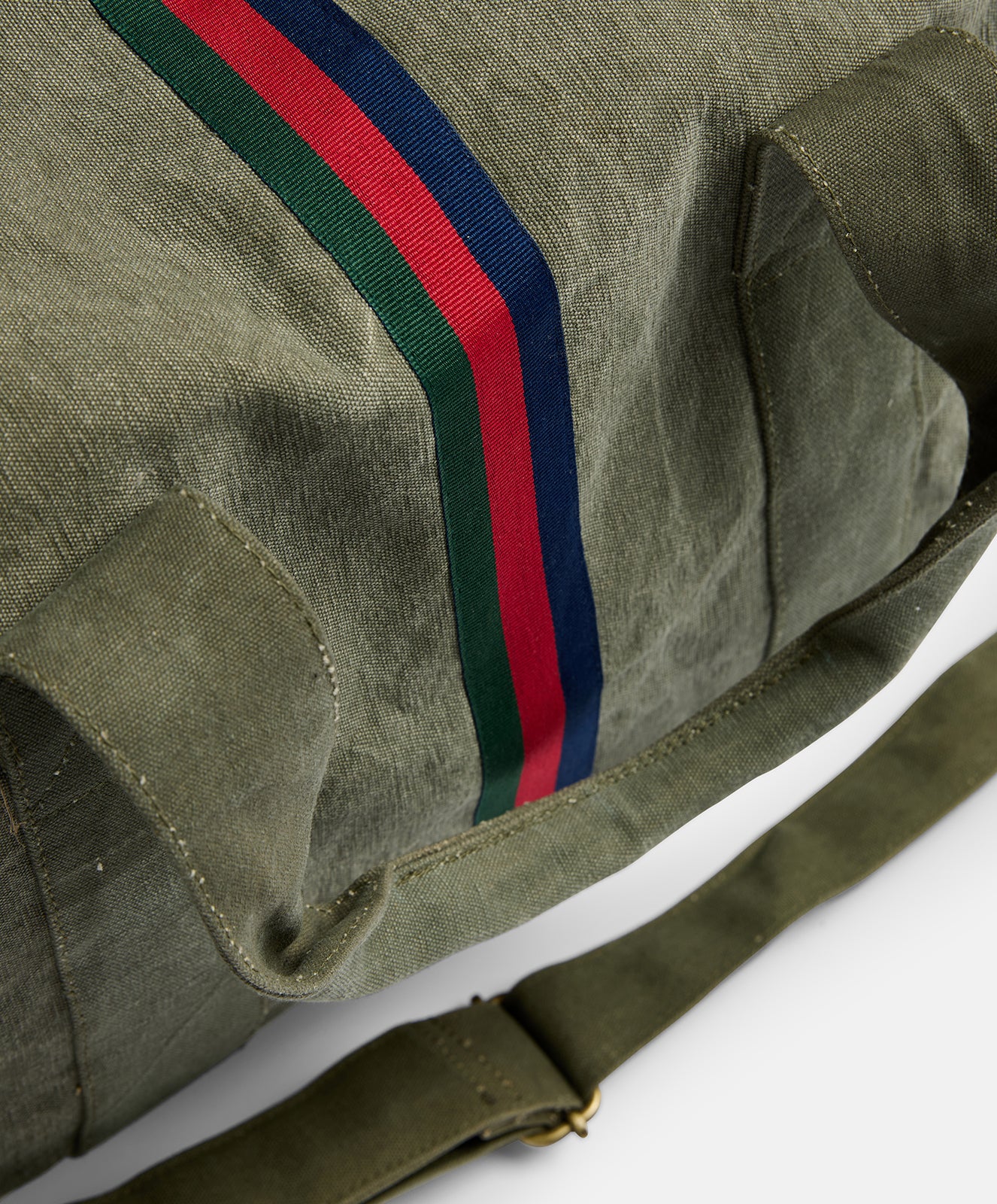 Escapee Canvas Overnight Bag | Upcycled | Khaki