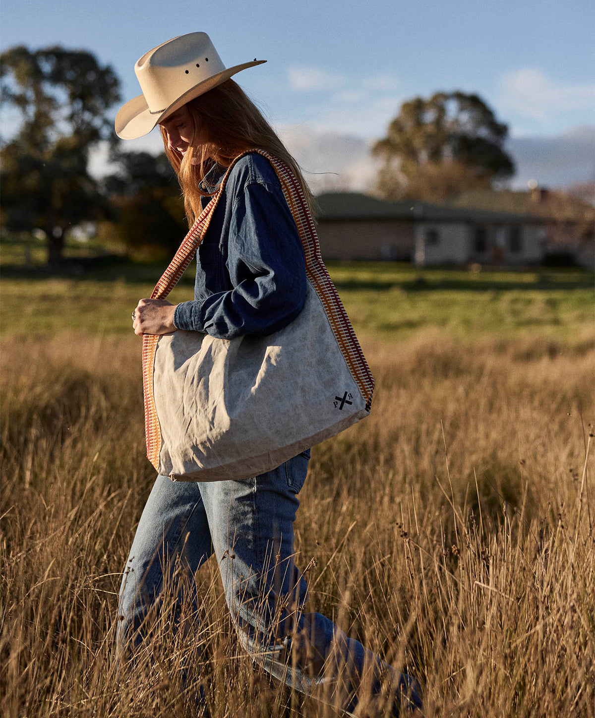 Adventure Slouch Bag | Upcycled | Natural