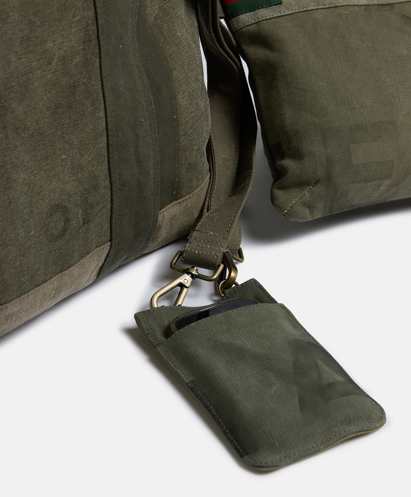 Land of Mates Phone Bag | Upcycled | Khaki
