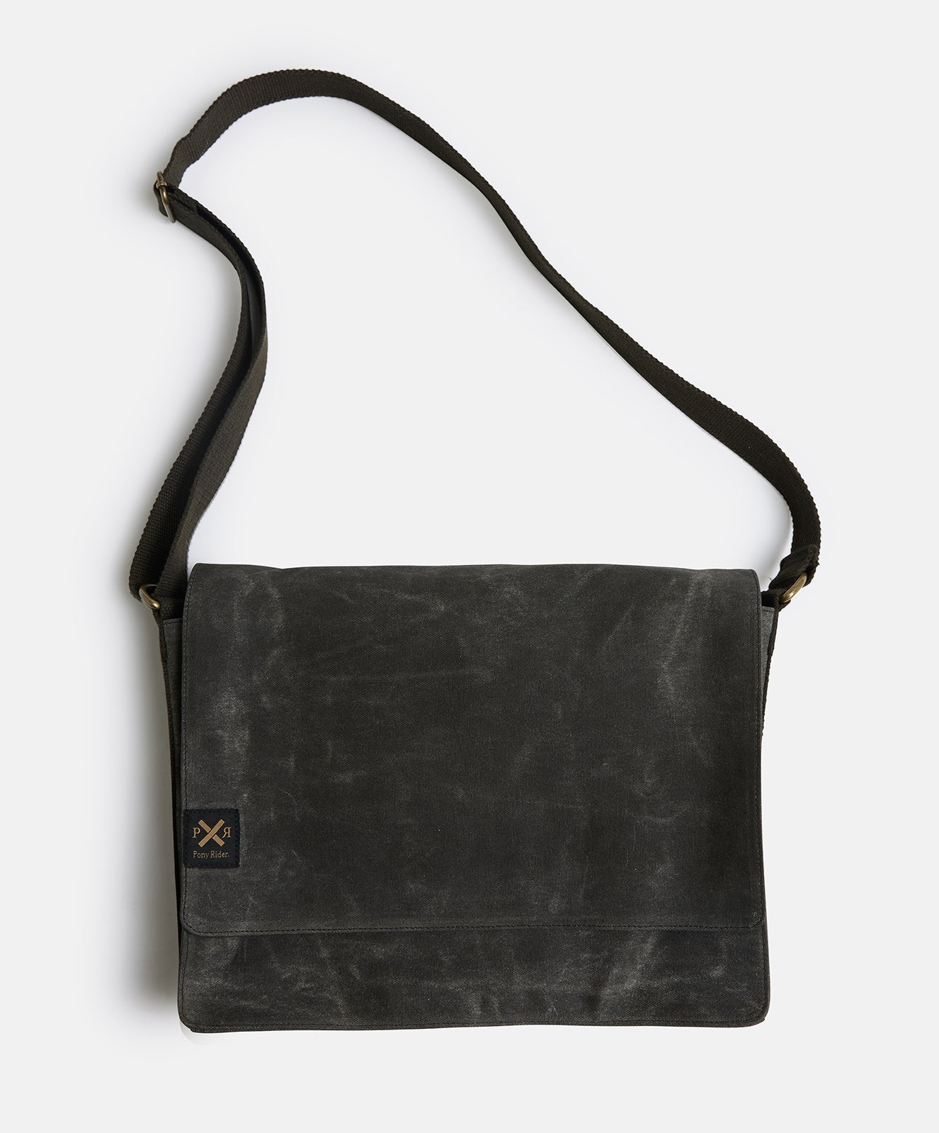 Slow Road Laptop Satchel | Black