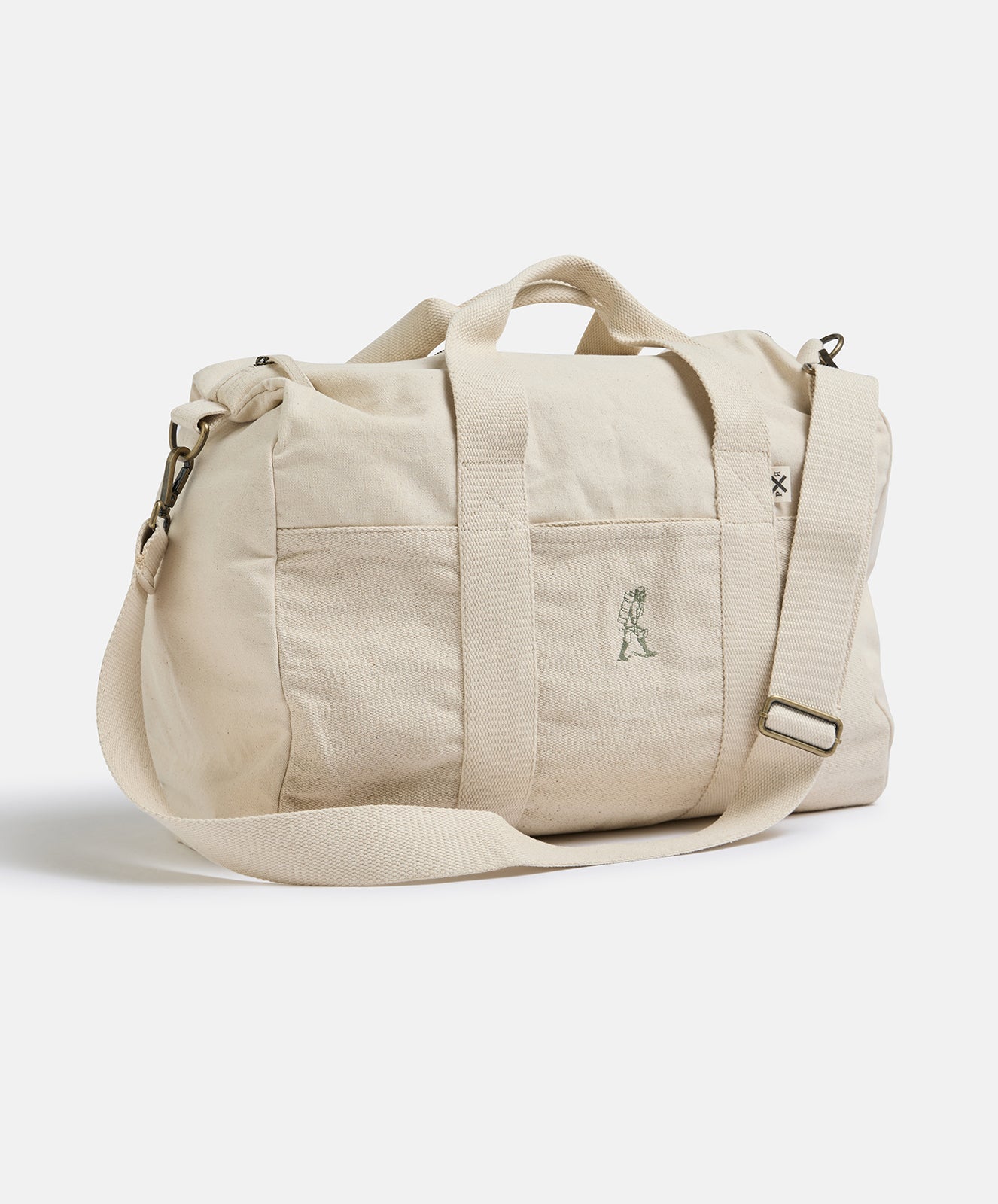 Wanderer Canvas Overnight Bag | Natural