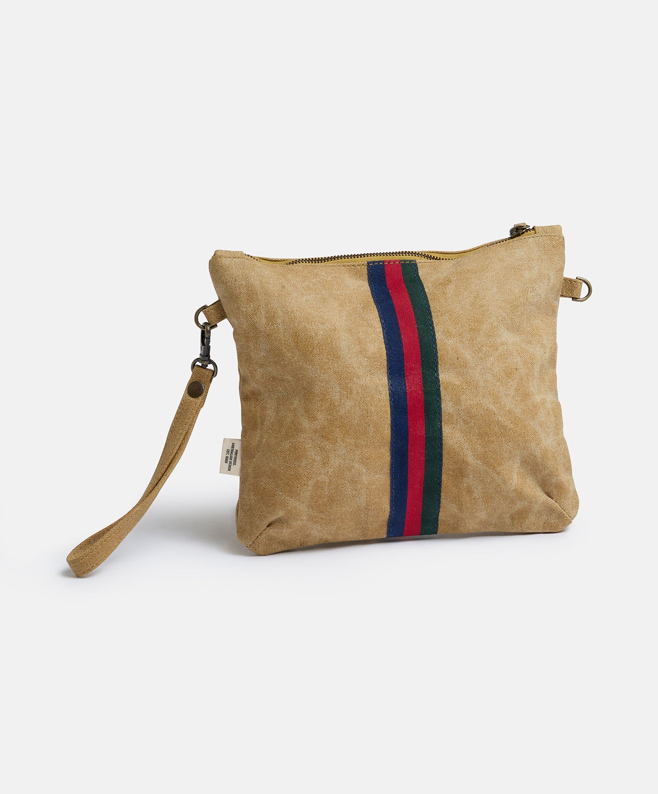 Escapee Clutch with Strap | Golden Tan