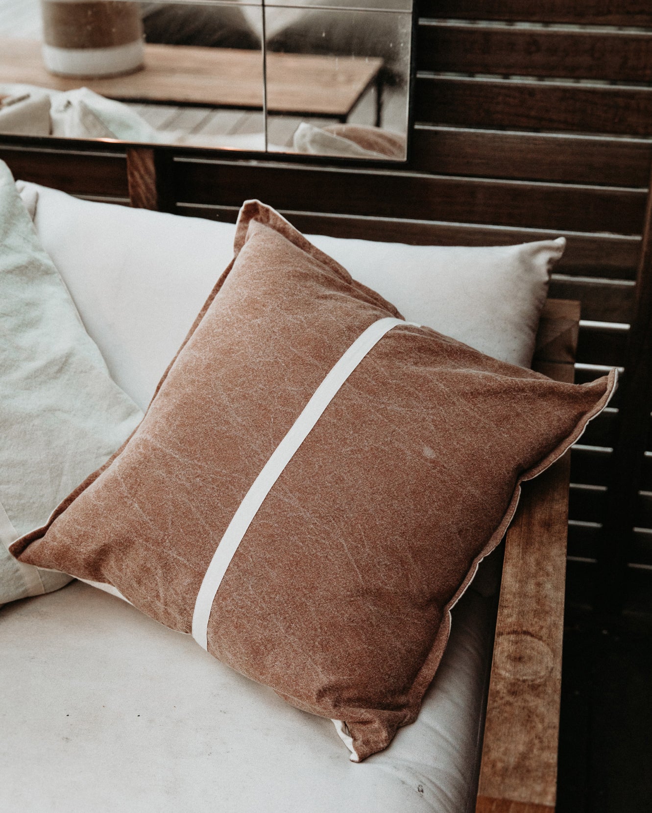 Wanderful Cushion Cover | Tan / Natural