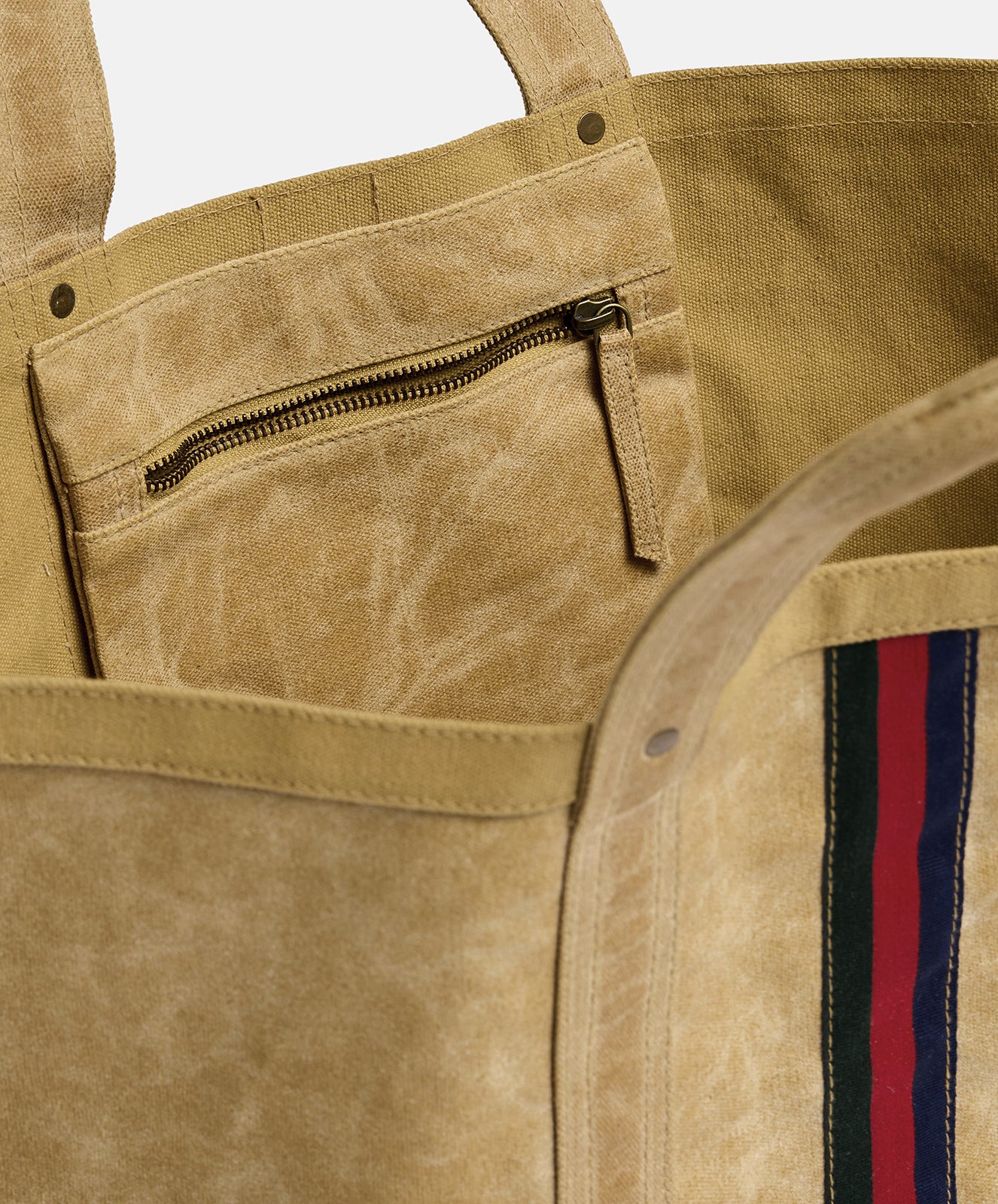 Escapee Large Canvas Tote Bag | Golden Tan