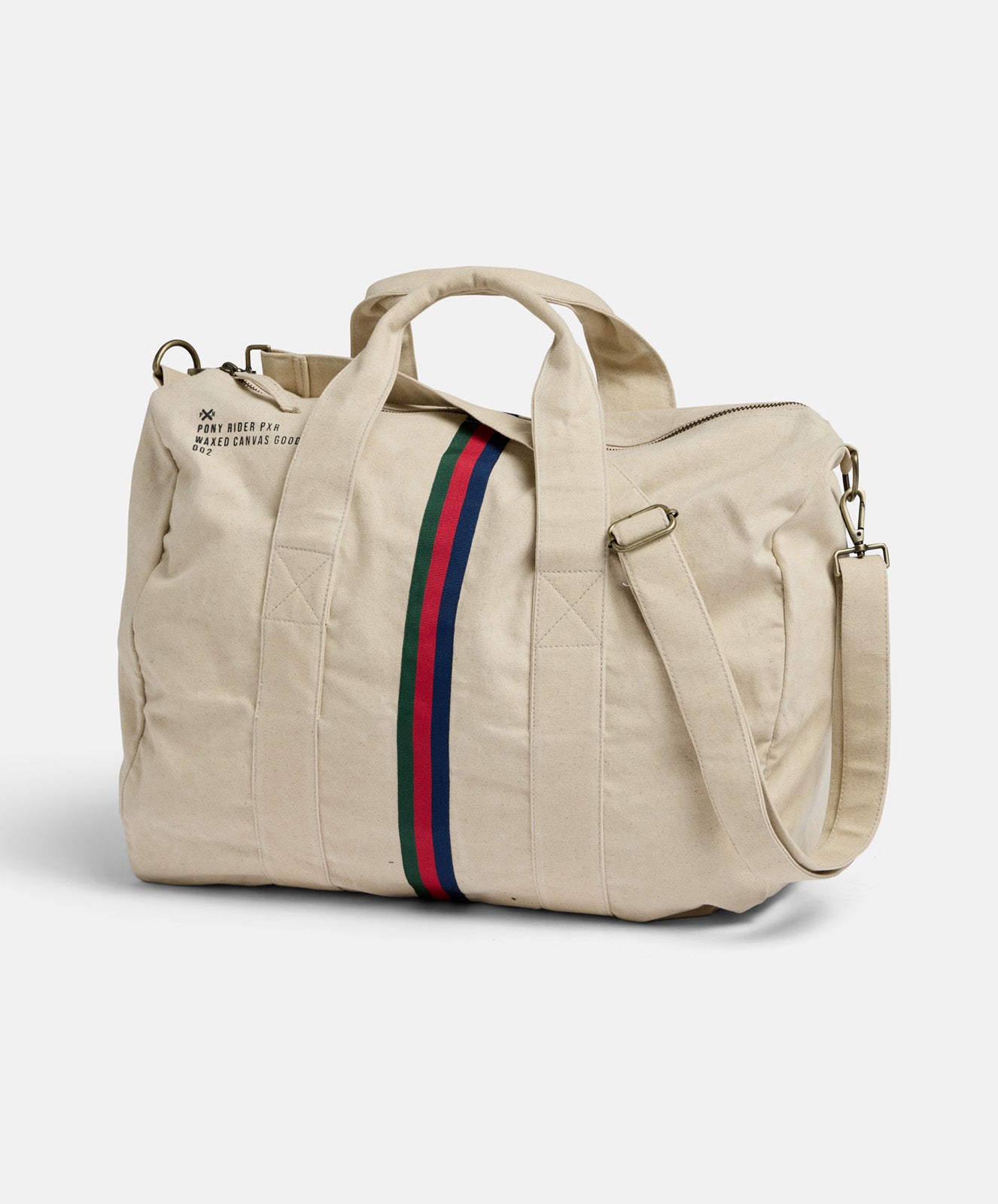 Escapee Canvas Overnight Bag | Upcycled | Natural