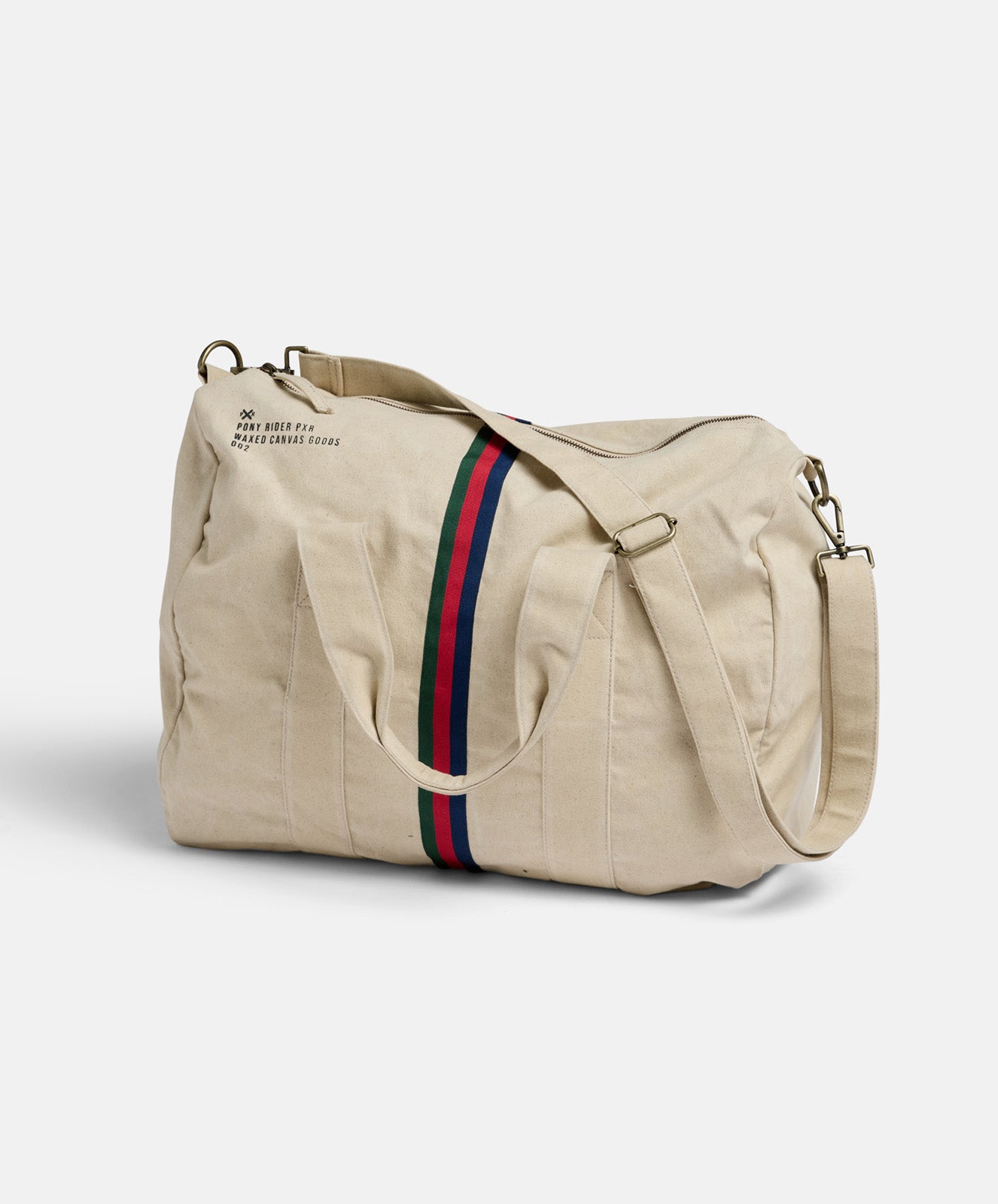 Escapee Canvas Overnight Bag | Upcycled | Natural