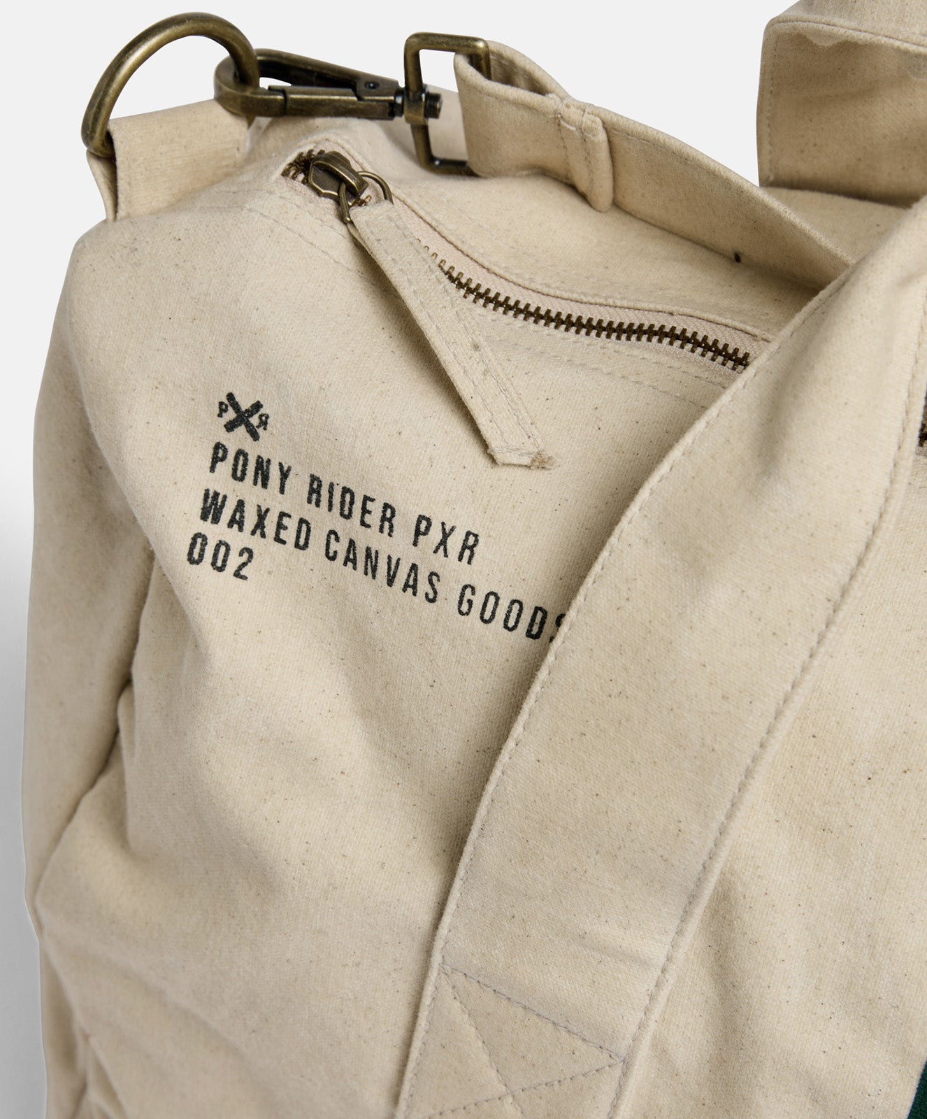 Escapee Canvas Overnight Bag | Upcycled | Natural