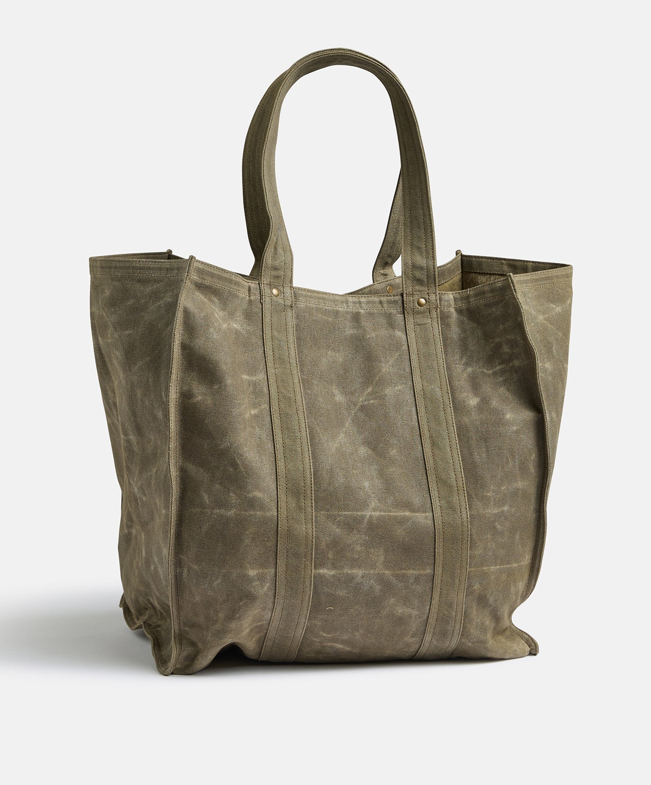 Market Canvas Tote Bag | Dark Olive