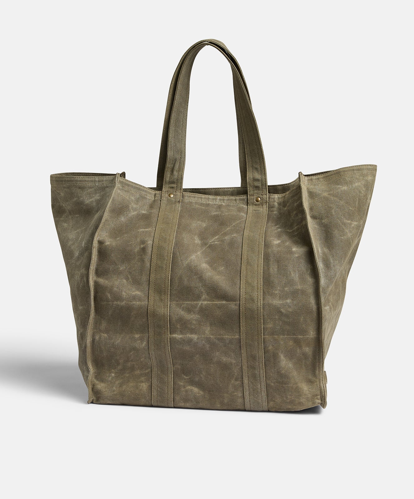 Market Canvas Tote Bag | Dark Olive