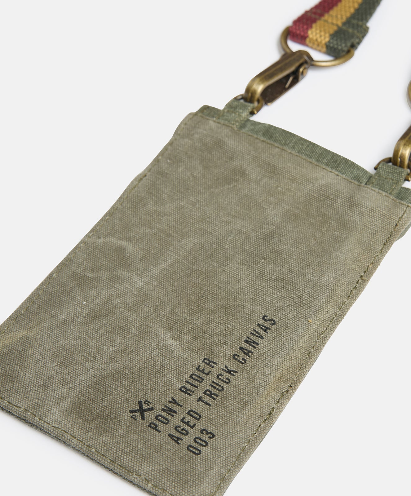 Escapee Cross Body Phone Bag I Upcycled I Khaki